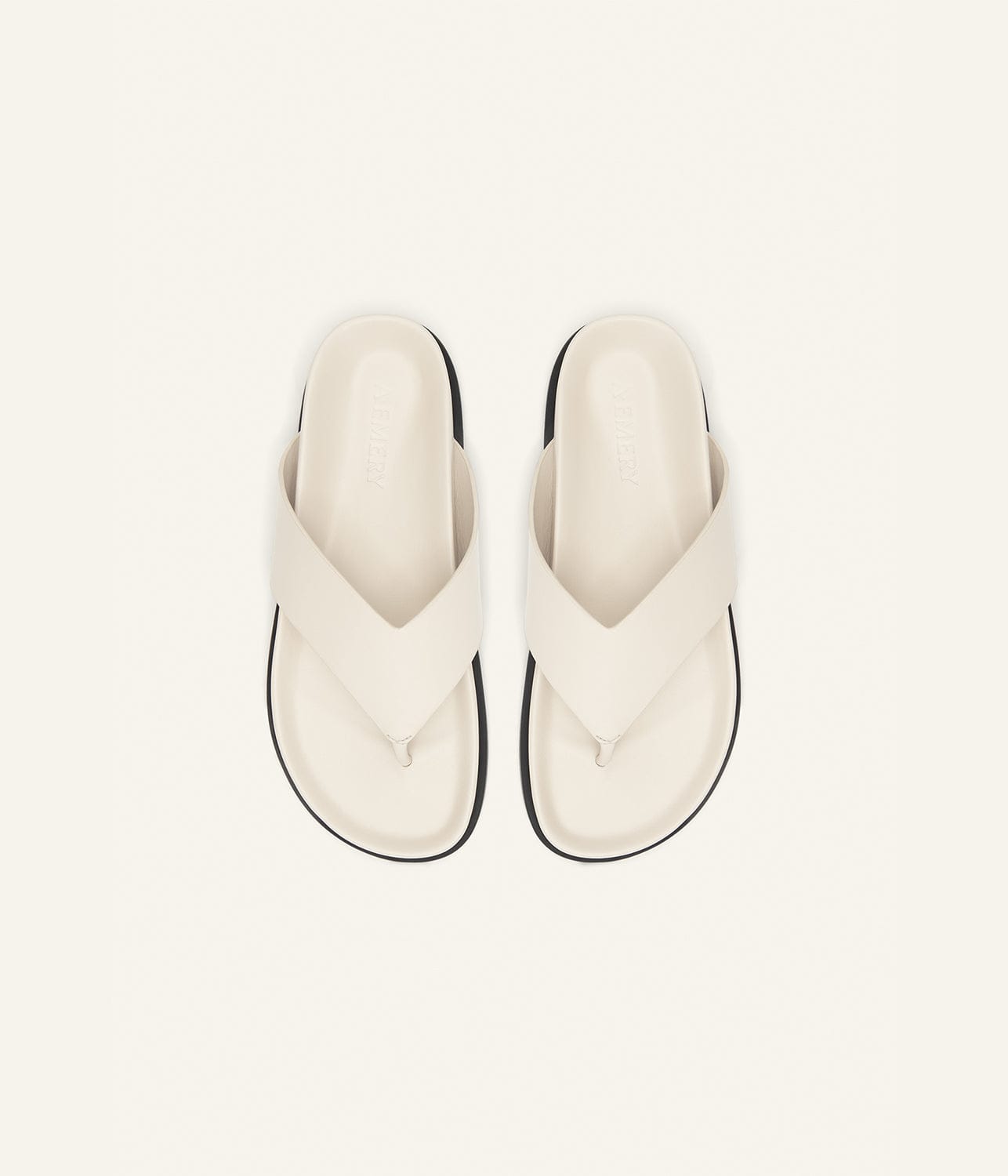A.EMERY ALMA SANDAL - EGGSHELL