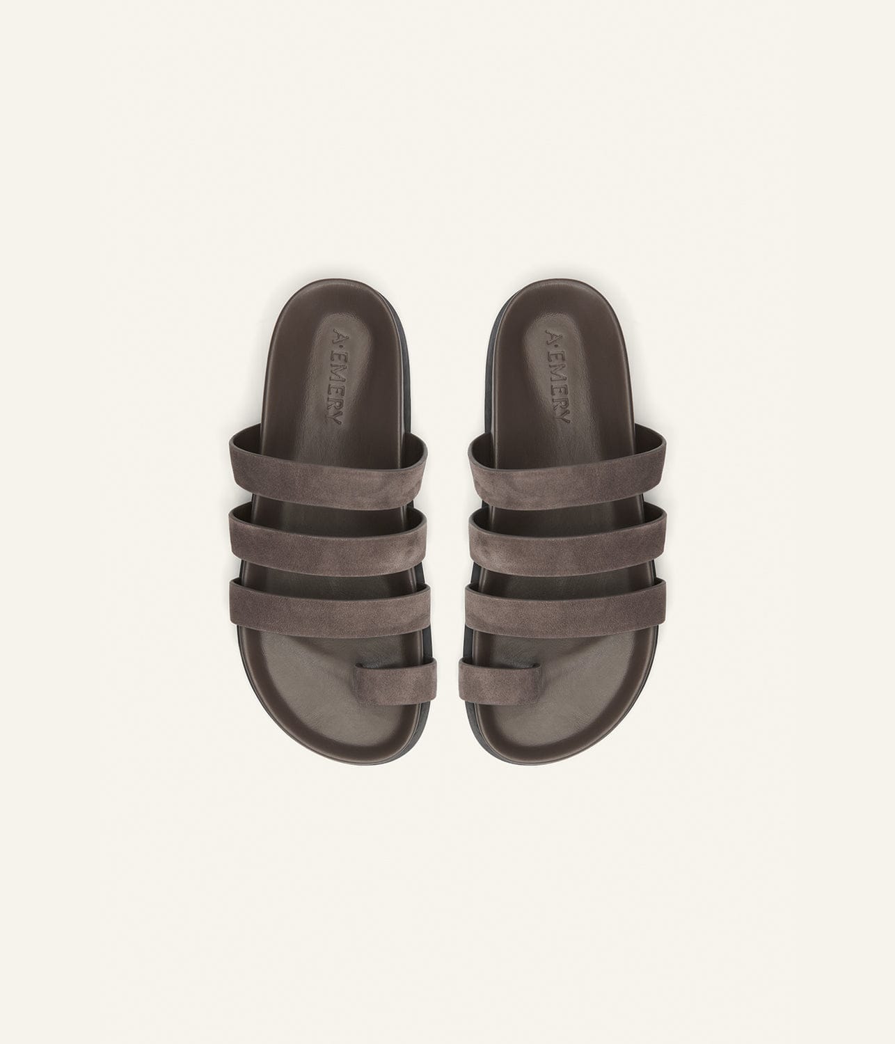 A.EMERY ELI SANDAL- SLATE SUEDE
