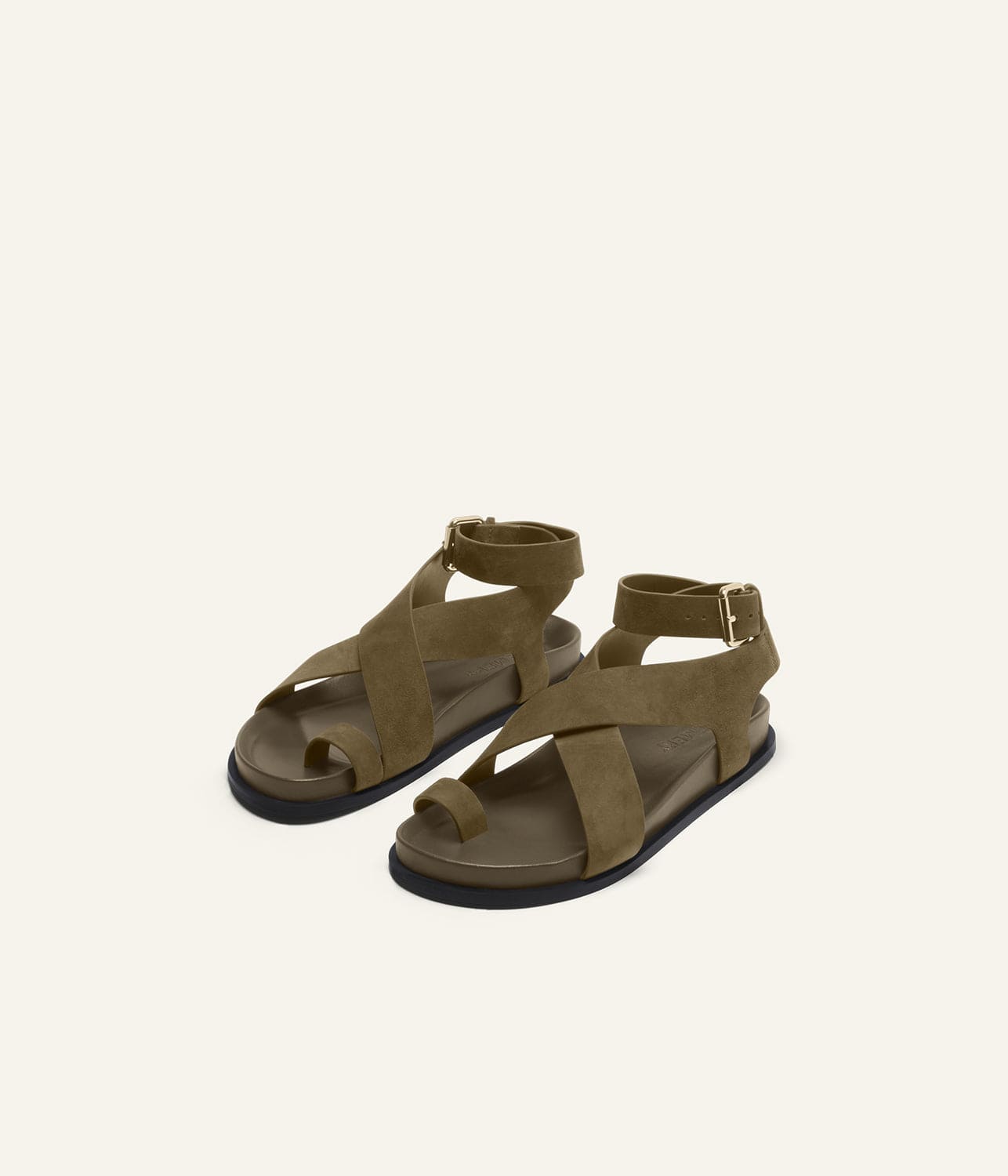 A.EMERY JALEN SANDAL- HAZEL SUEDE