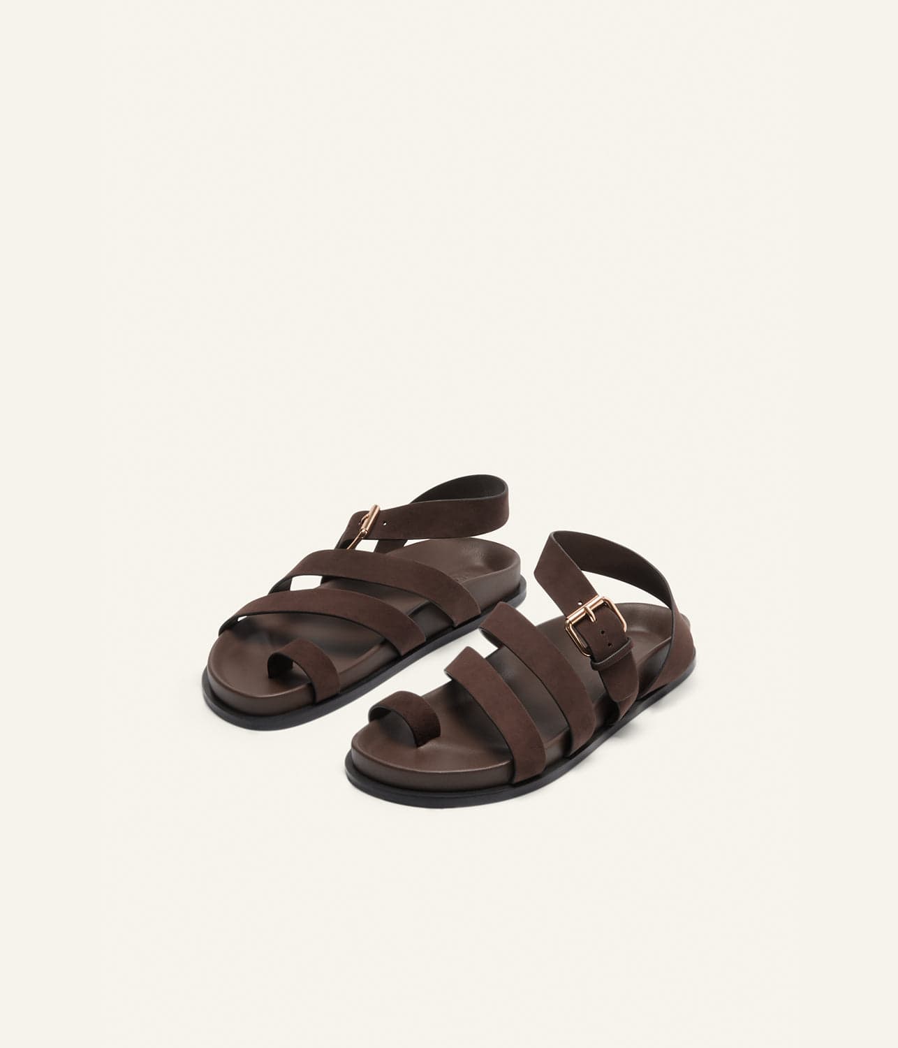 A.EMERY LYON SANDAL- MOCHA SUEDE
