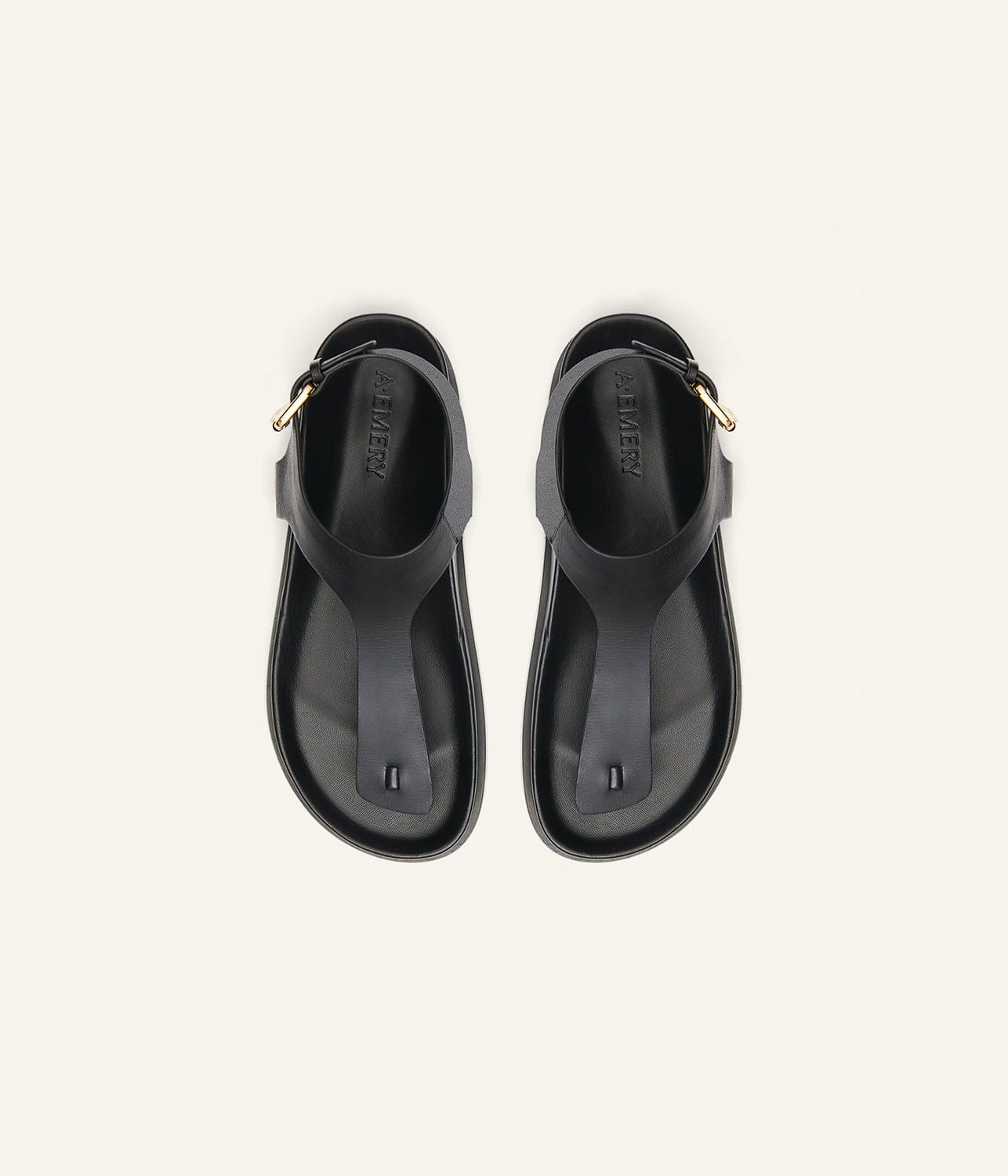 A.EMERY REEMA SANDAL- BLACK