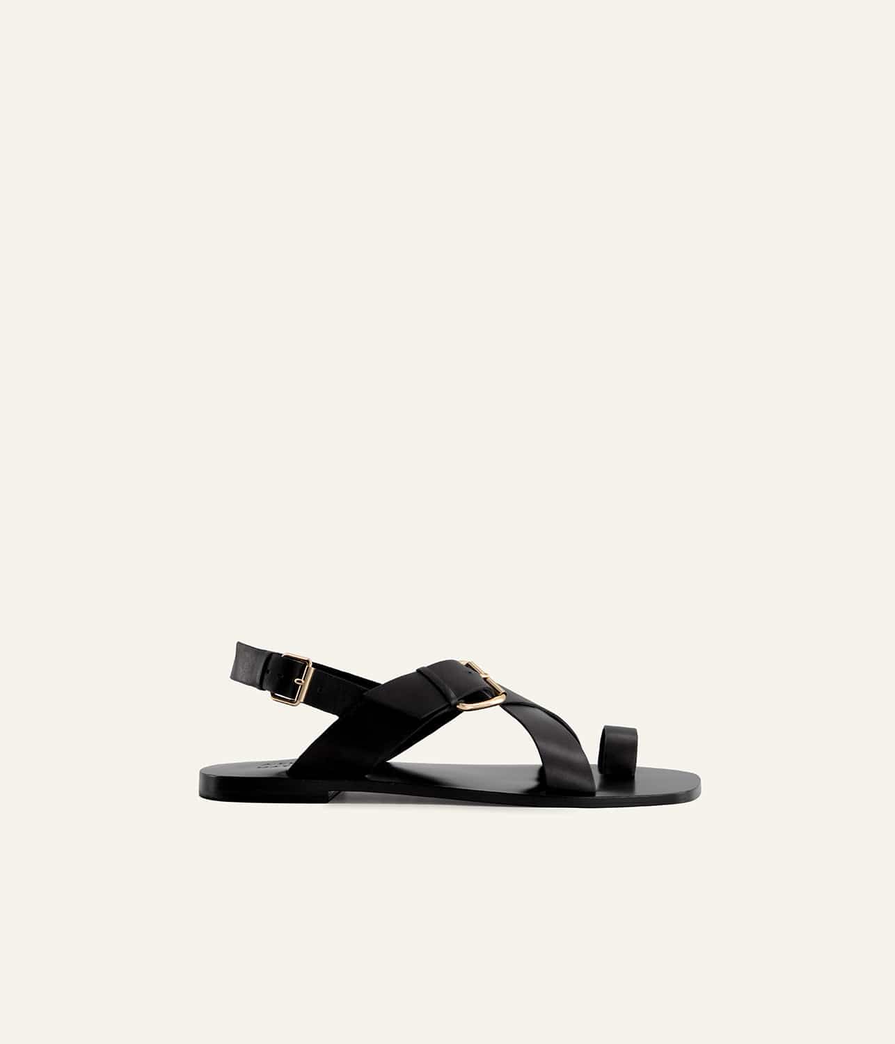 A.EMERY ZAHARA SANDAL- BLACK