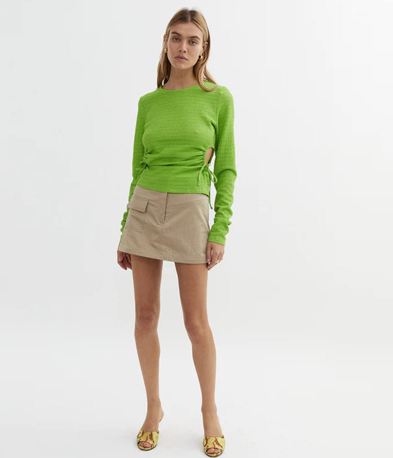 BLAKE SKIRT- BEIGE | BLANCA | BLANCA BLAKE SKIRT- BEIGE