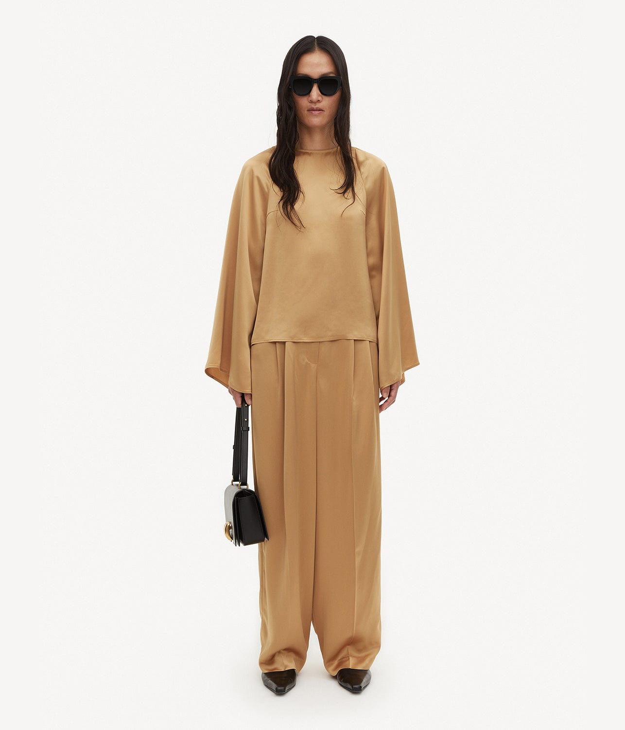 BY MALENE BIRGER BRYNNAS SHIRT- LIGHT CAMEL