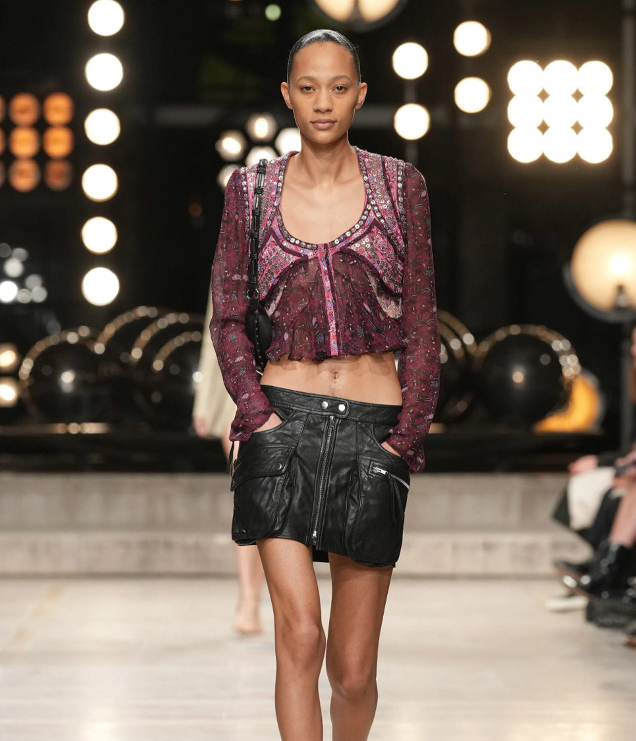 CARMEN SKIRT- BLACK | ISABEL MARANT | ISABEL MARANT CARMEN SKIRT- BLACK