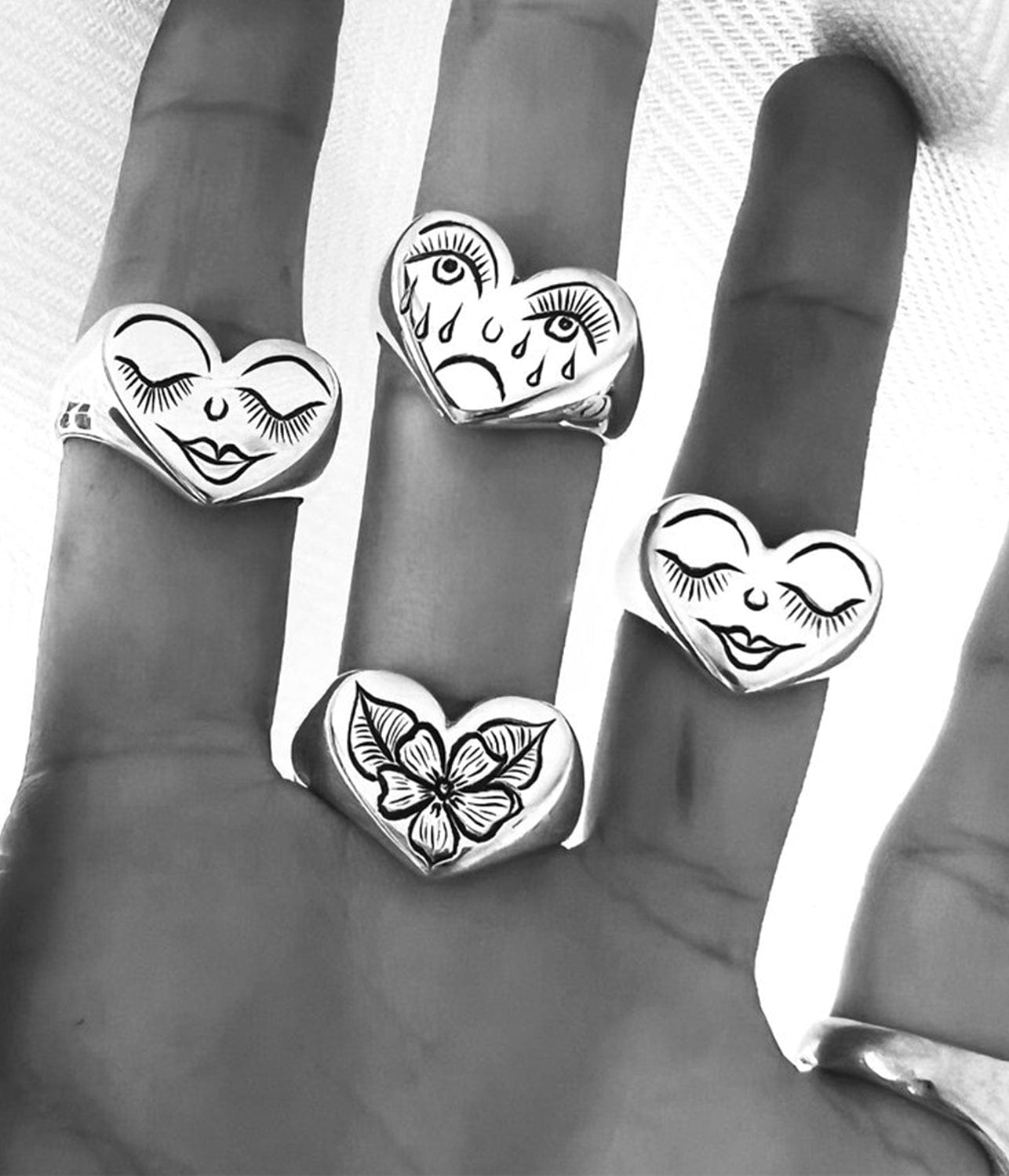 CRY BABY RING- SILVER | STASH JEWELLERY |  STASH CRY BABY RING- SILVER