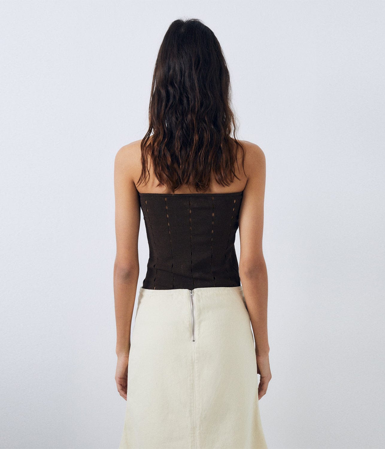 GIMAGUAS BUCCA TOP- BROWN