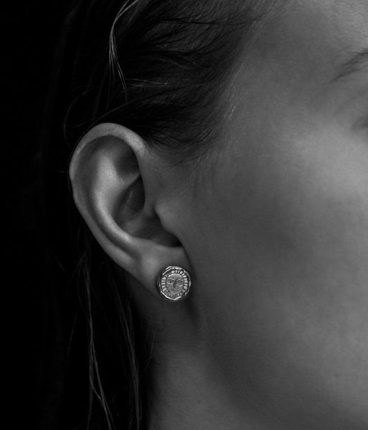 SILVER PICASSO STUD EARRINGS | HOLLY RYAN HOLLY RYAN SILVER PICASSO STUD EARRINGS