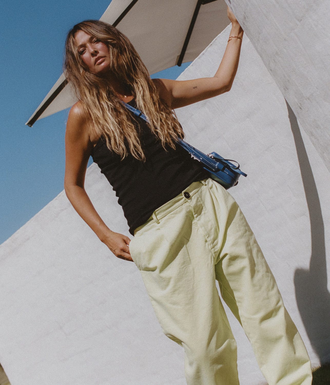 HOOPER PANTS- LIMELIGHT | RIKA STUDIOS | RIKA STUDIOS HOOPER PANTS- LIMELIGHT