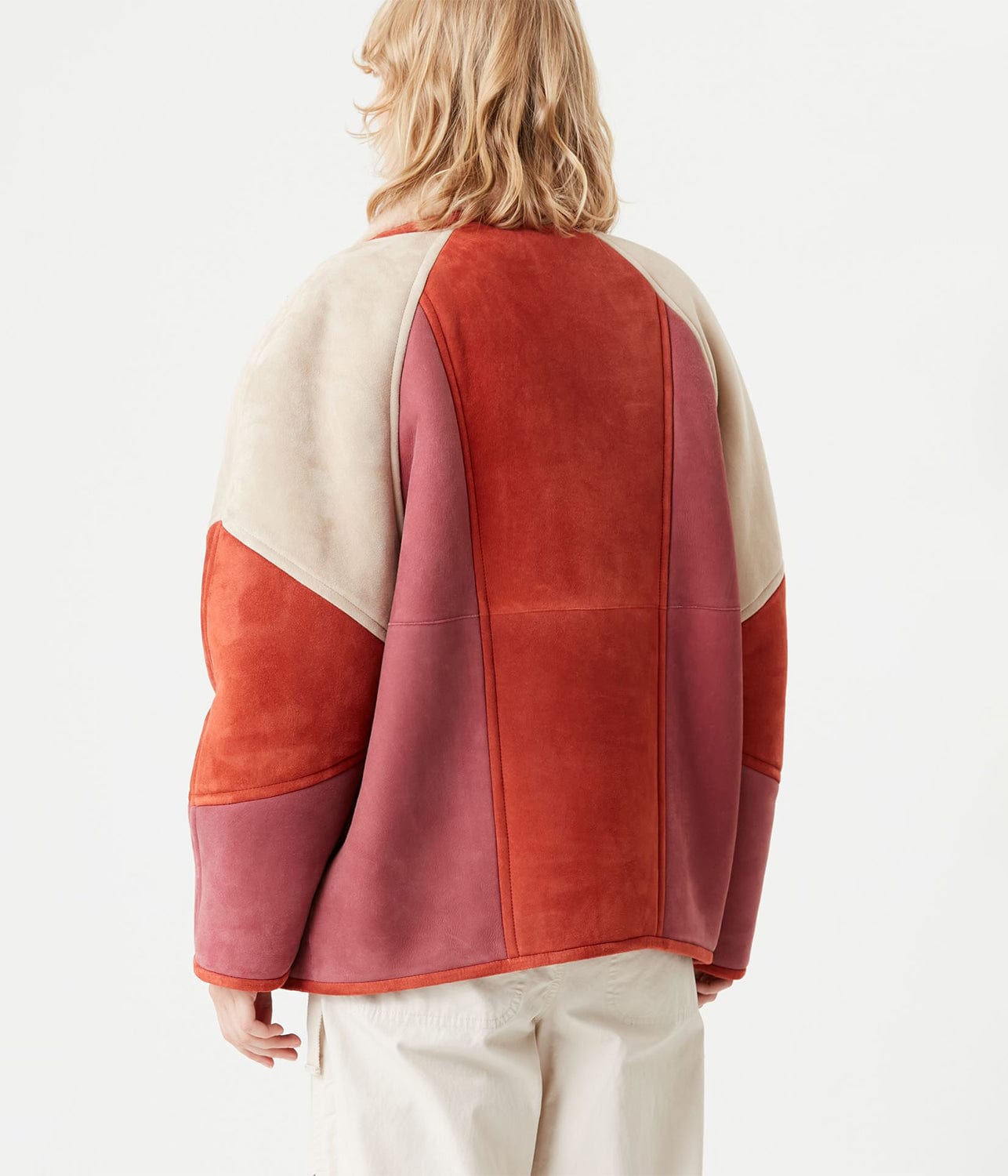 ISABEL MARANT ABENI COAT- BURNT HENNA