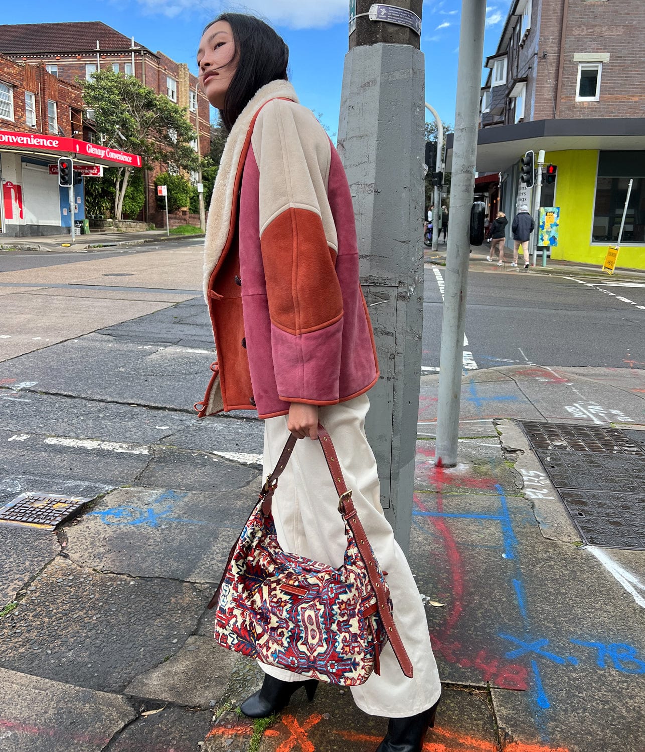 ISABEL MARANT ABENI COAT- BURNT HENNA