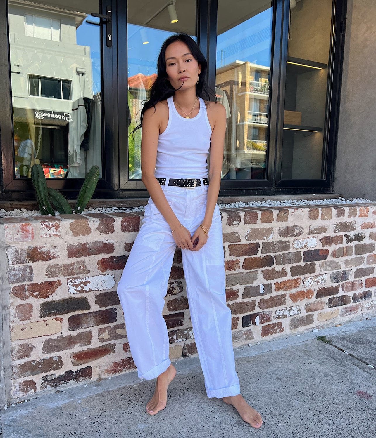 ISABEL MARANT RUBY PANTS- WHITE