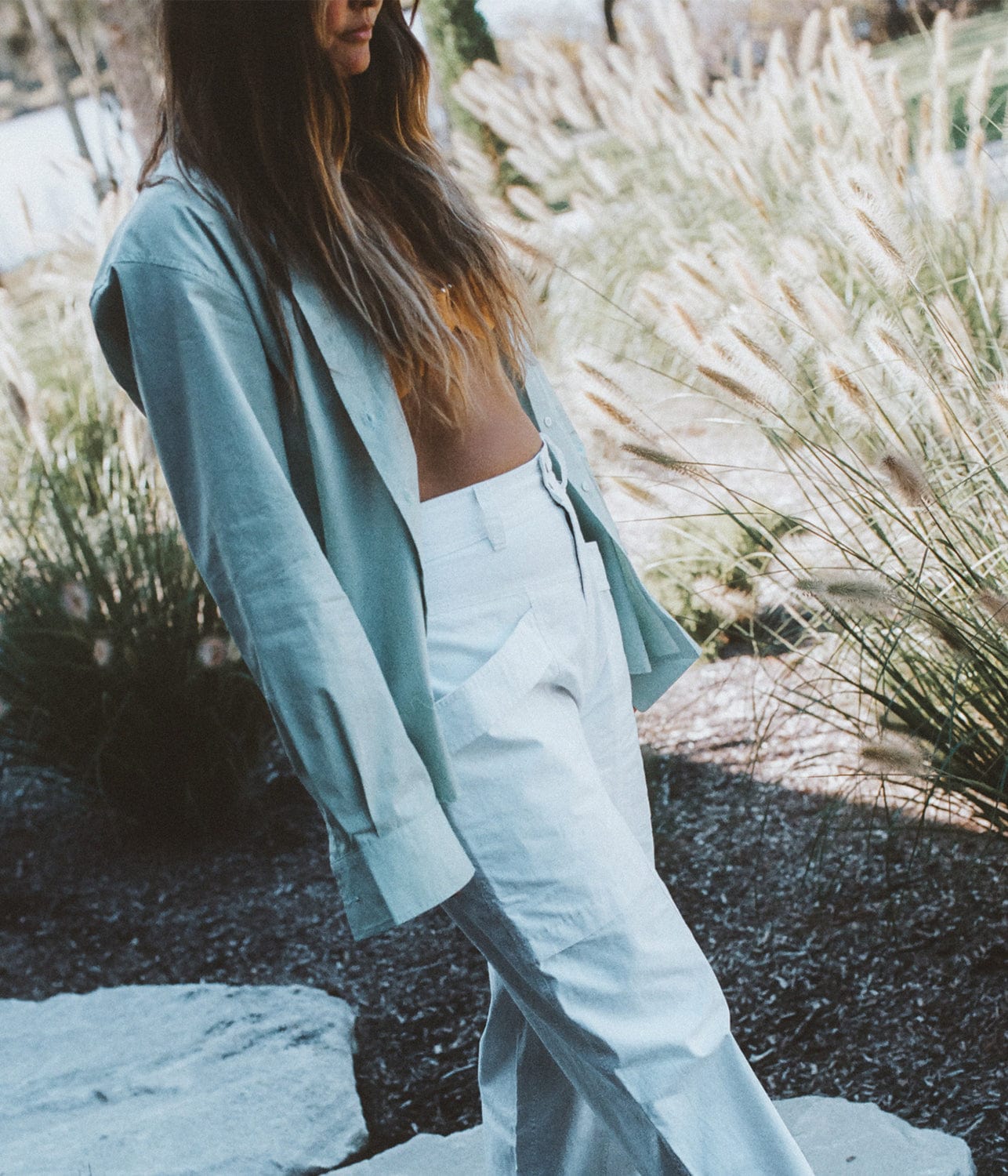 ISABEL MARANT RUBY PANTS- WHITE