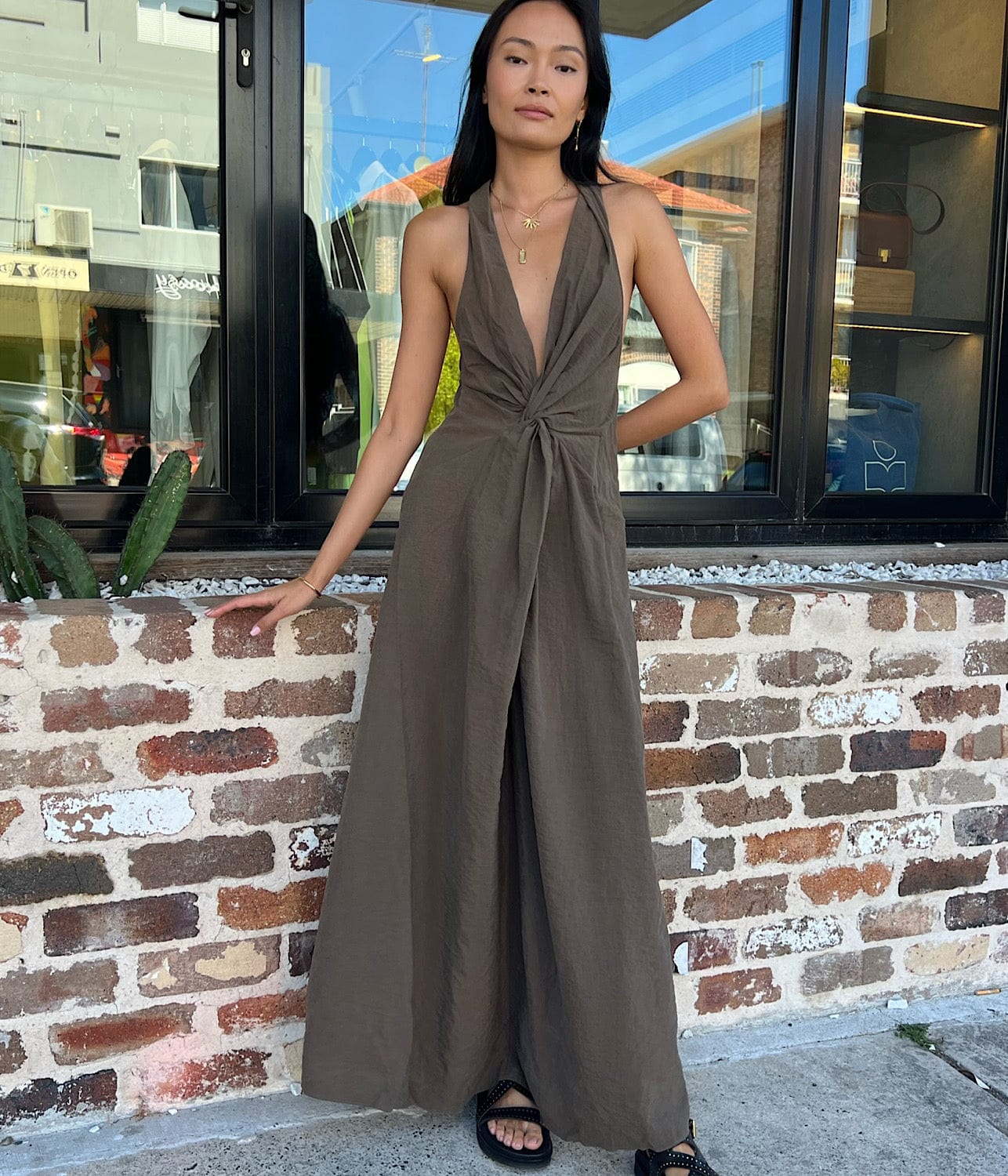 LILY DRESS- CEDAR | LEE MATHEWS LEE MATHEWS LILY DRESS- CEDAR