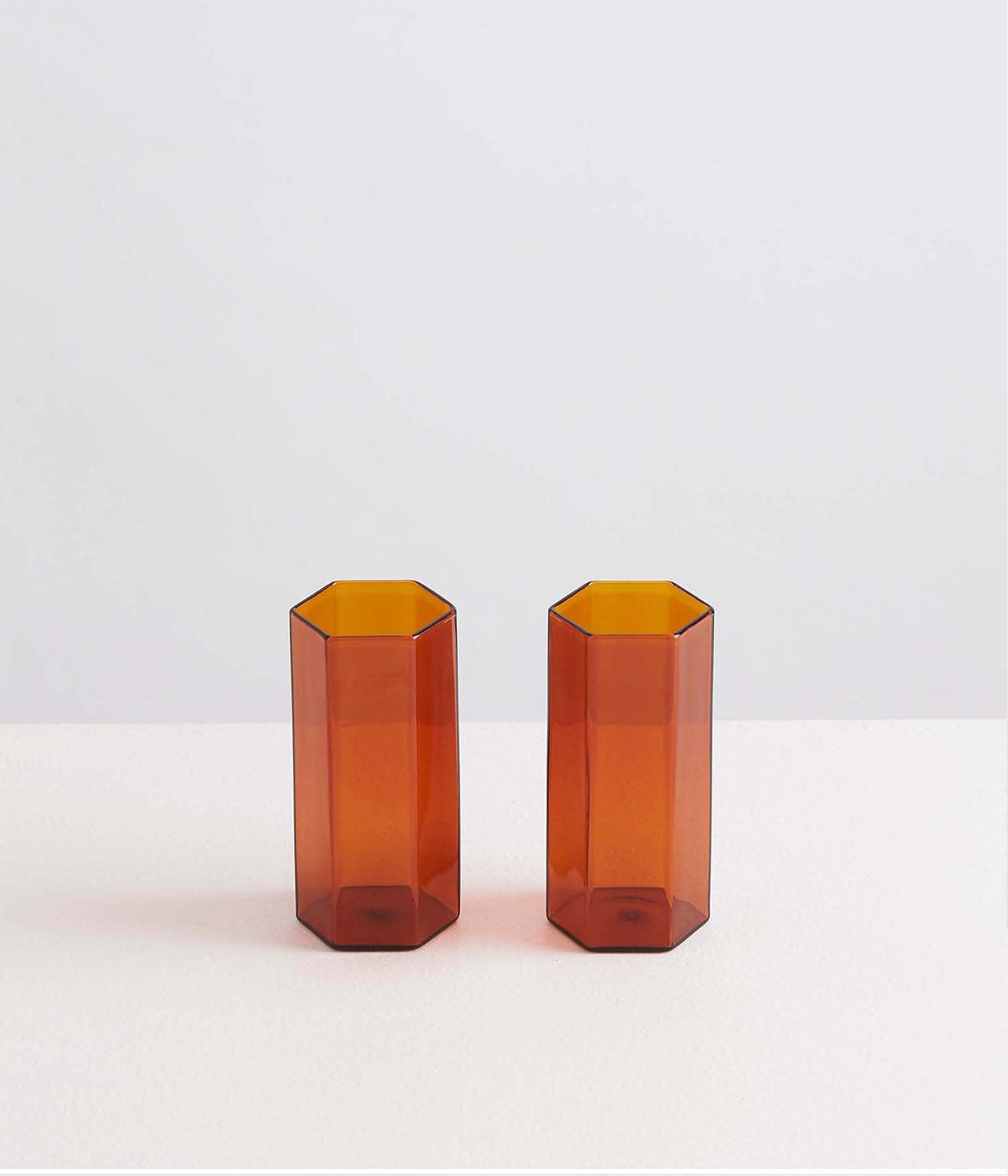 COUCOU TALL GLASS - AMBER | MAISON BALZAC MAISON BALZAC COUCOU TALL GLASS AMBER