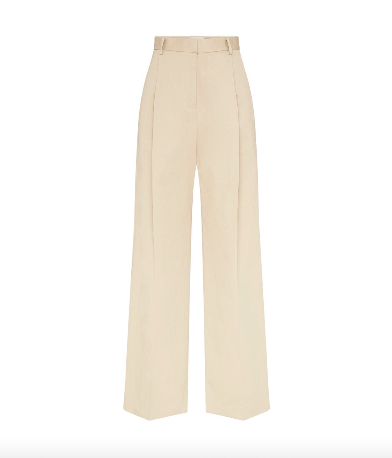 MATTEAU LINEN PLEAT TROUSER- NATURAL