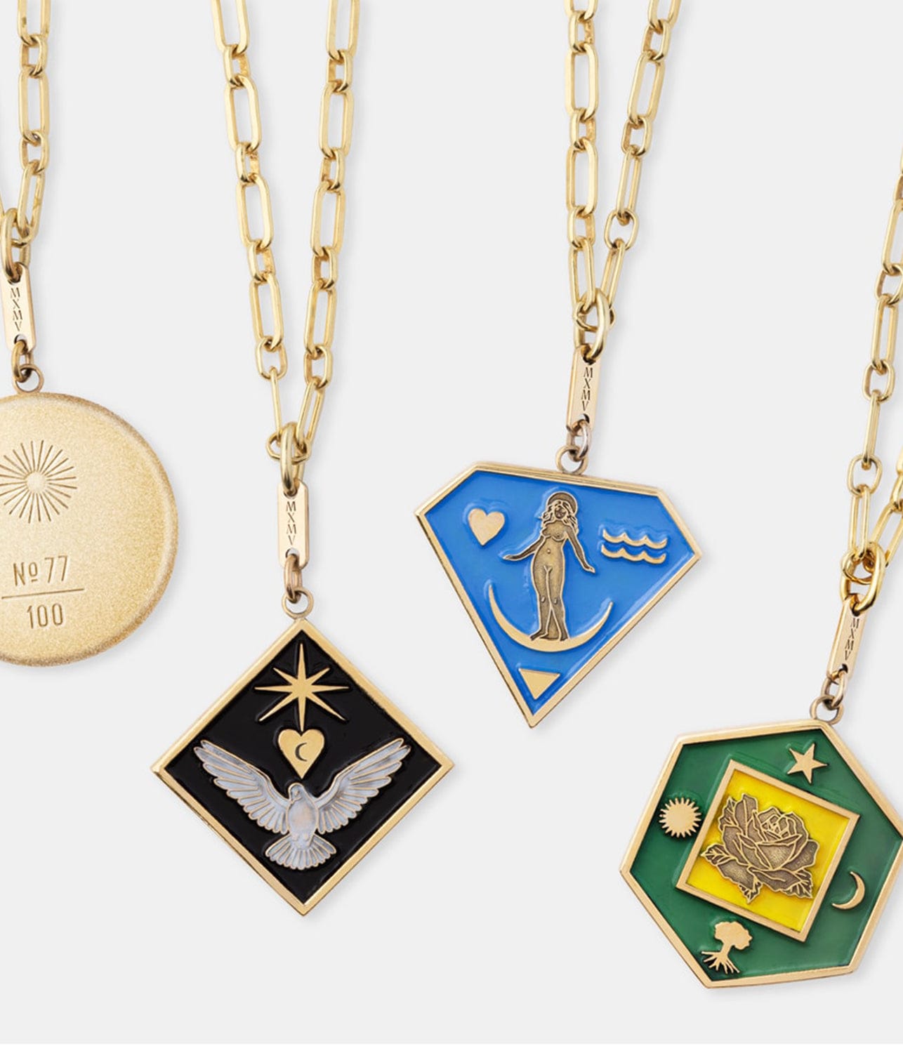 MAXIMOVA DRINKING NECTAR NECKLACE- EARTH