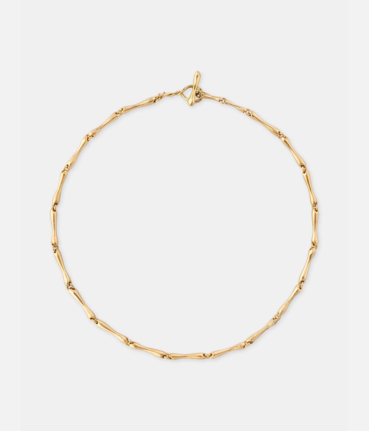 MAXIMOVA JO BONE NECKLACE- GOLD