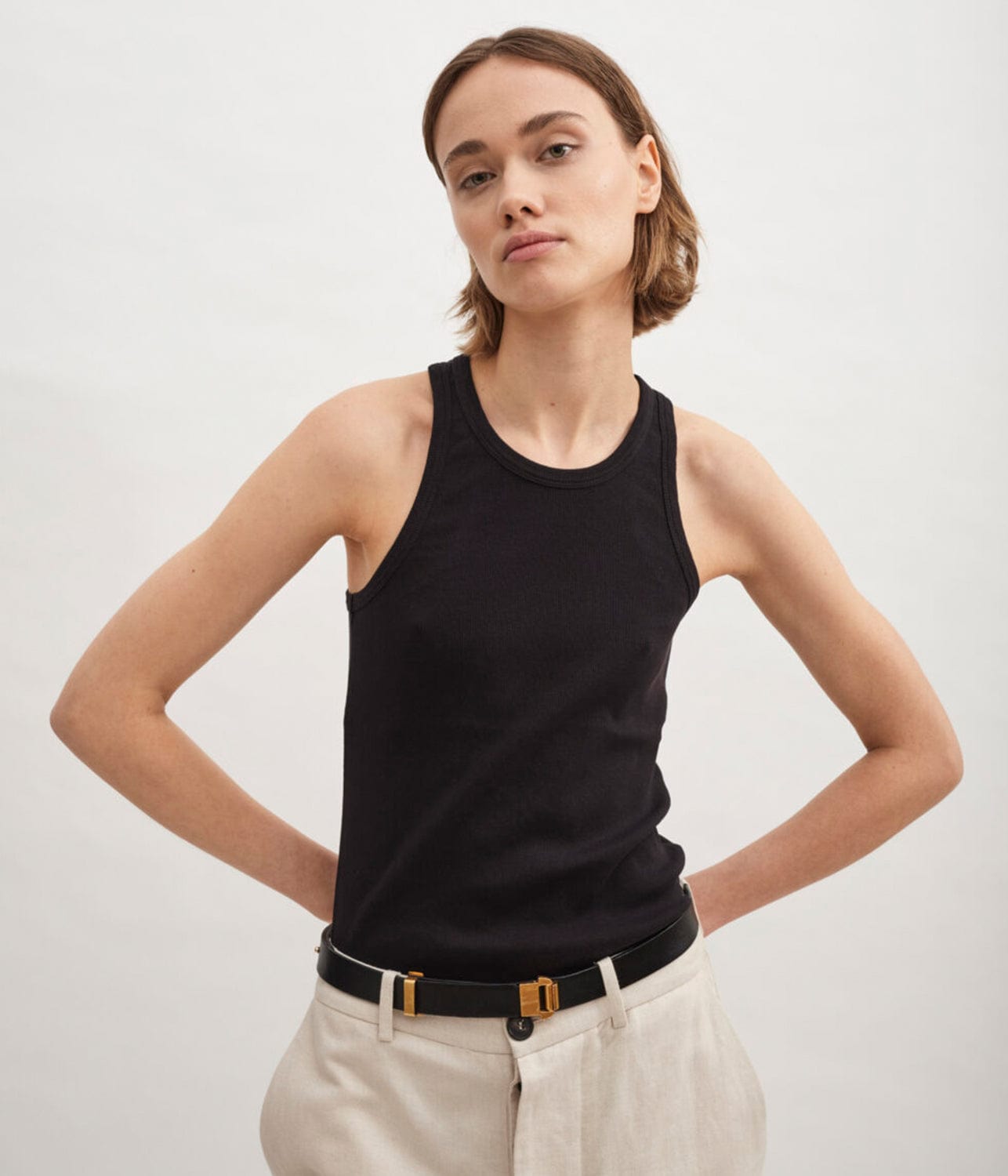 MINE TANK TOP- BLACK | RIKA STUDIOS | RIKA STUDIOS MINE TANK TOP- BLACK