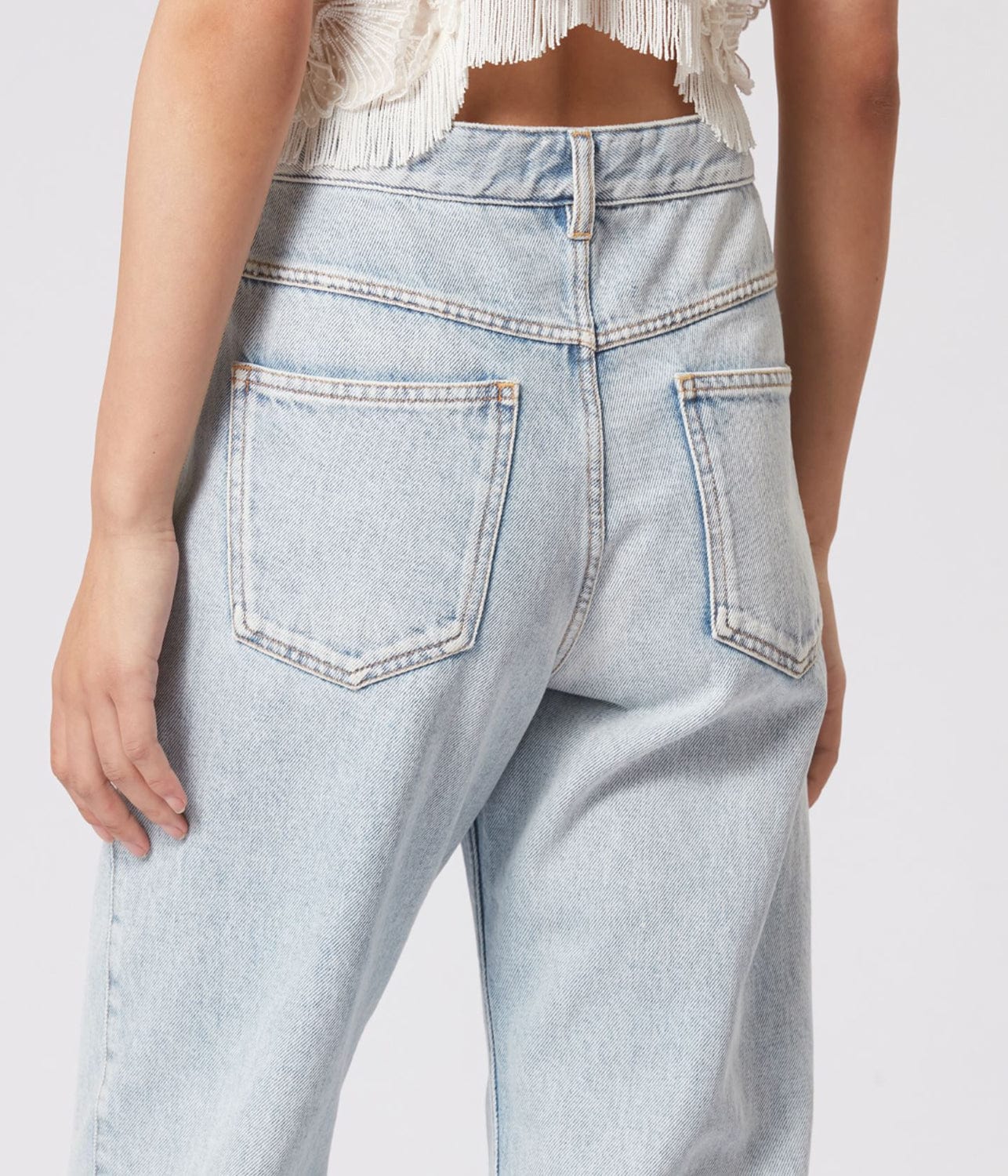 NADEGE PANTS- LIGHT BLUE | ISABEL MARANT | ISABEL MARANT NADEGE PANTS- LIGHT BLUE