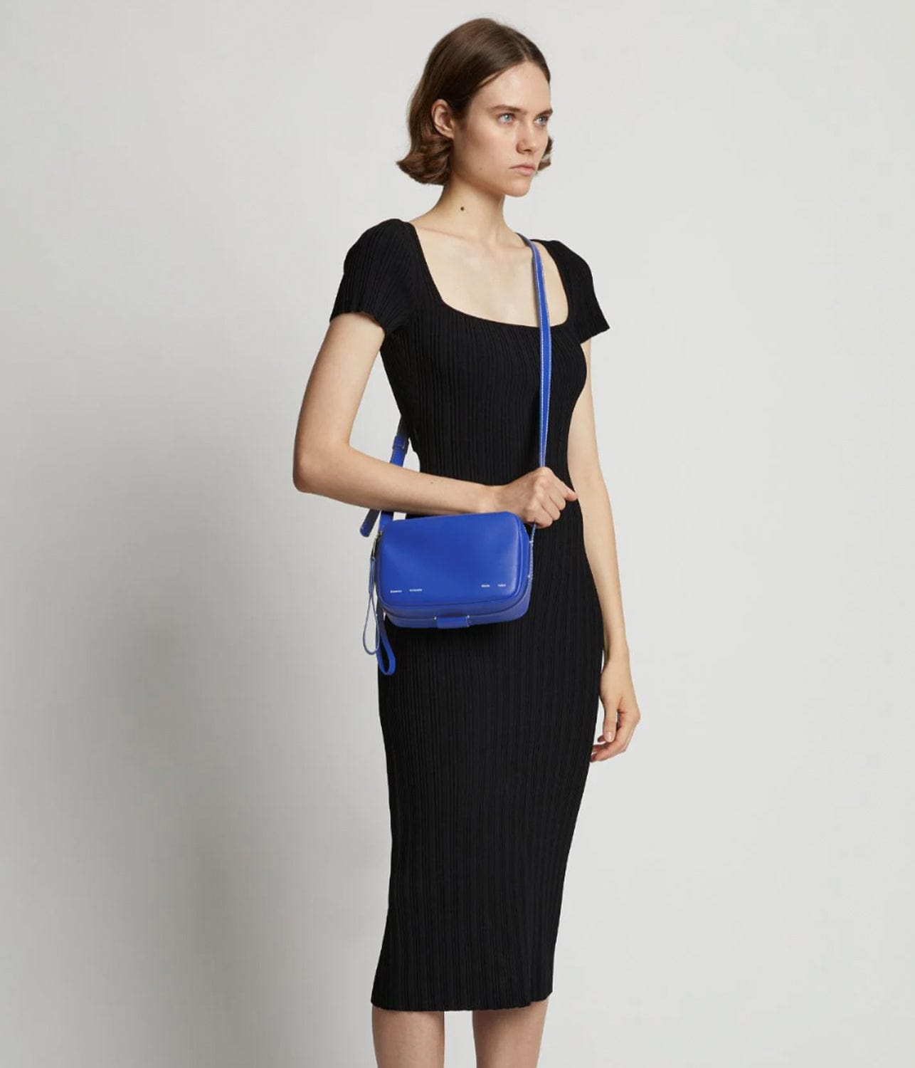 PROENZA SCHOULER WHITE LABEL WATTS CAMERA BAG- COBALT