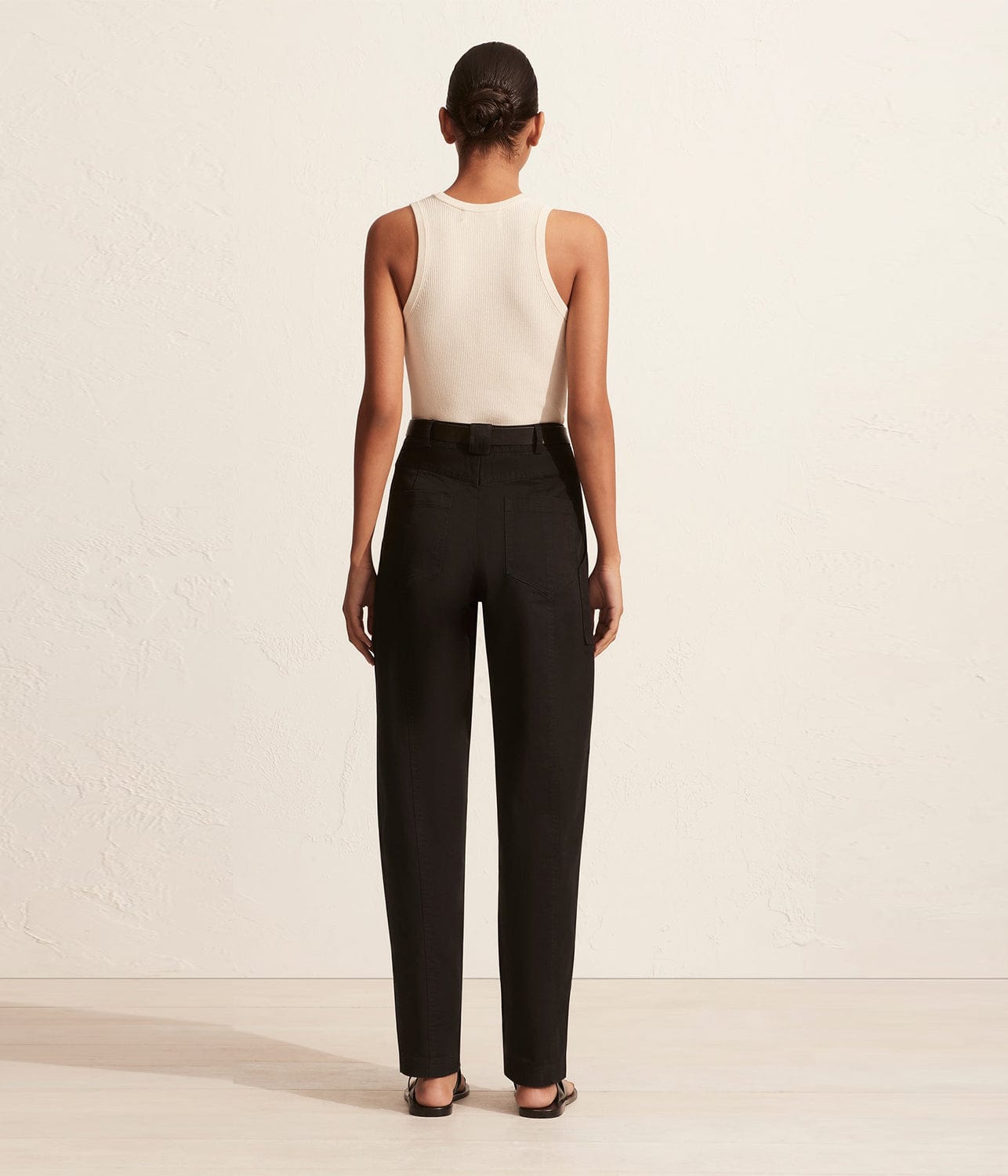 RIBBED TANK- ECRU | MATTEAU | MATTEAU RIBBED TANK- ECRU