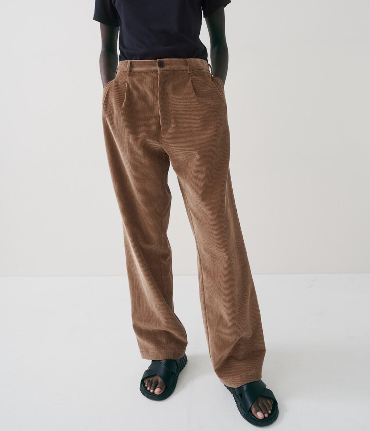 RIKA STUDIOS POLO PANTS- CARAMEL