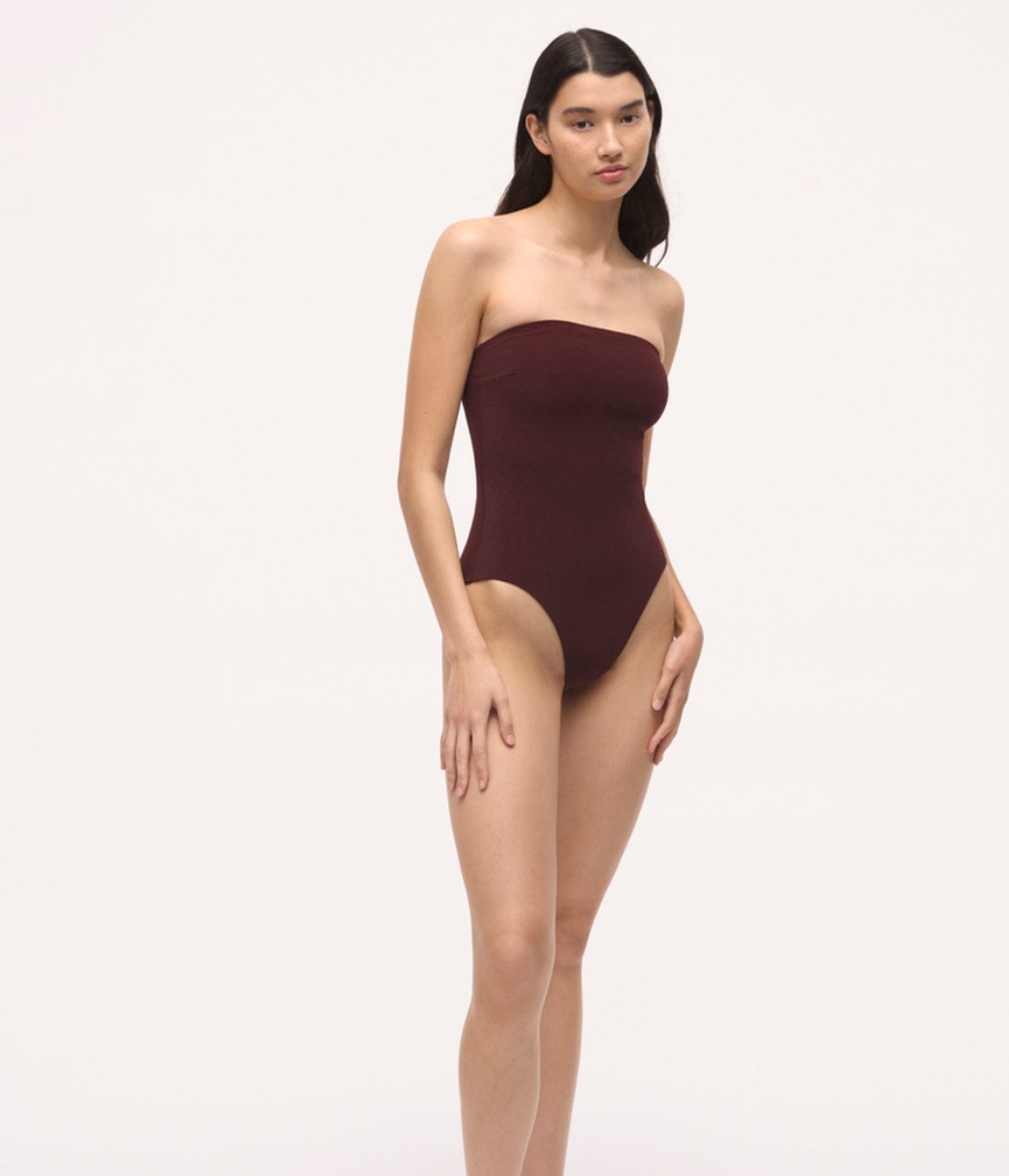 SADIE BANDEAU ONE PIECE- COFFEE | BAYTHE BAYTHE SADIE BANDEAU ONE PIECE- COFFEE