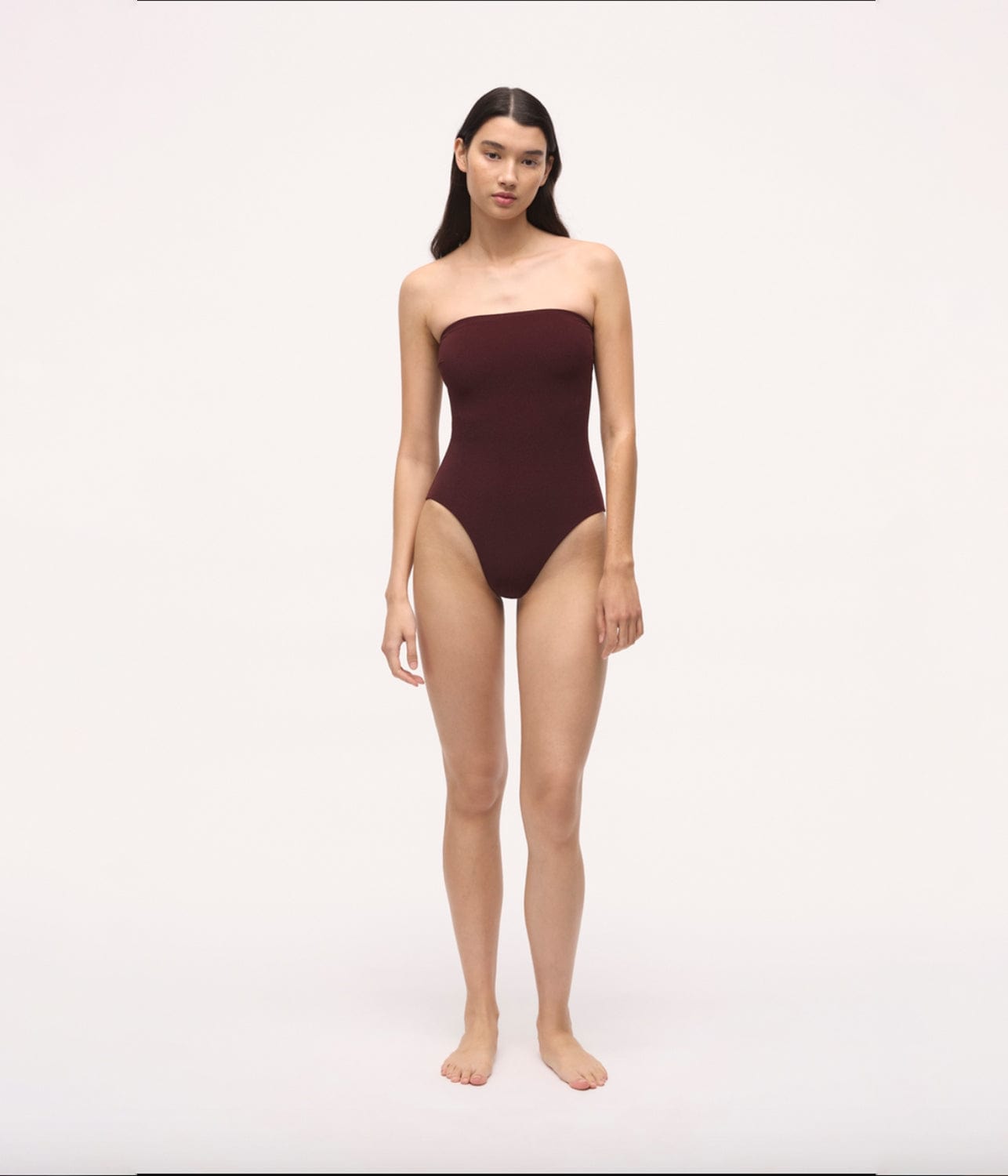 SADIE BANDEAU ONE PIECE- COFFEE | BAYTHE BAYTHE SADIE BANDEAU ONE PIECE- COFFEE
