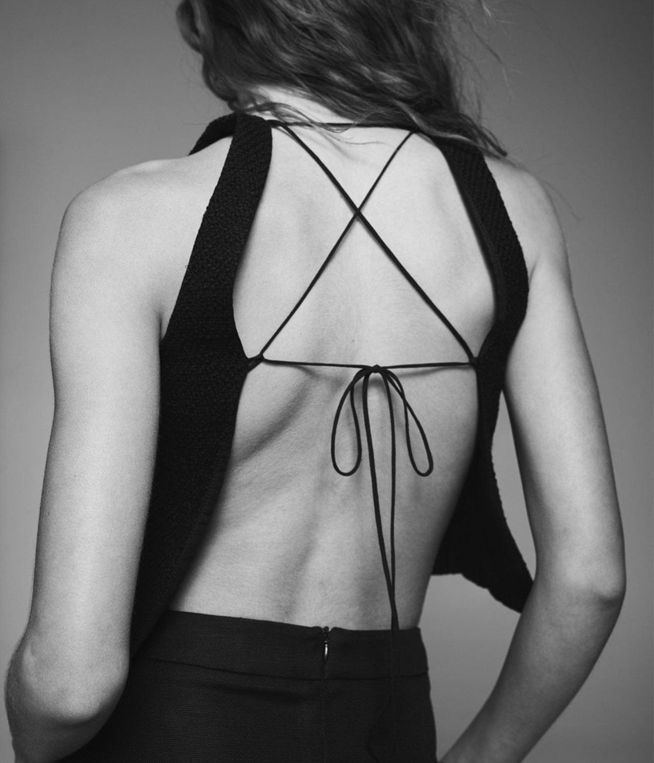 SILK VELVET COCKTAIL TOP- BLACK | MATIN | MATIN SILK VELVET COCKTAIL TOP- BLACK