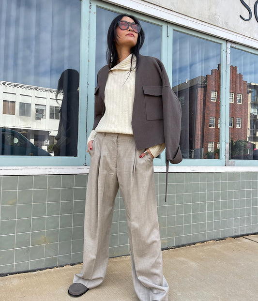 THE GODDARD PANT- ALMOND