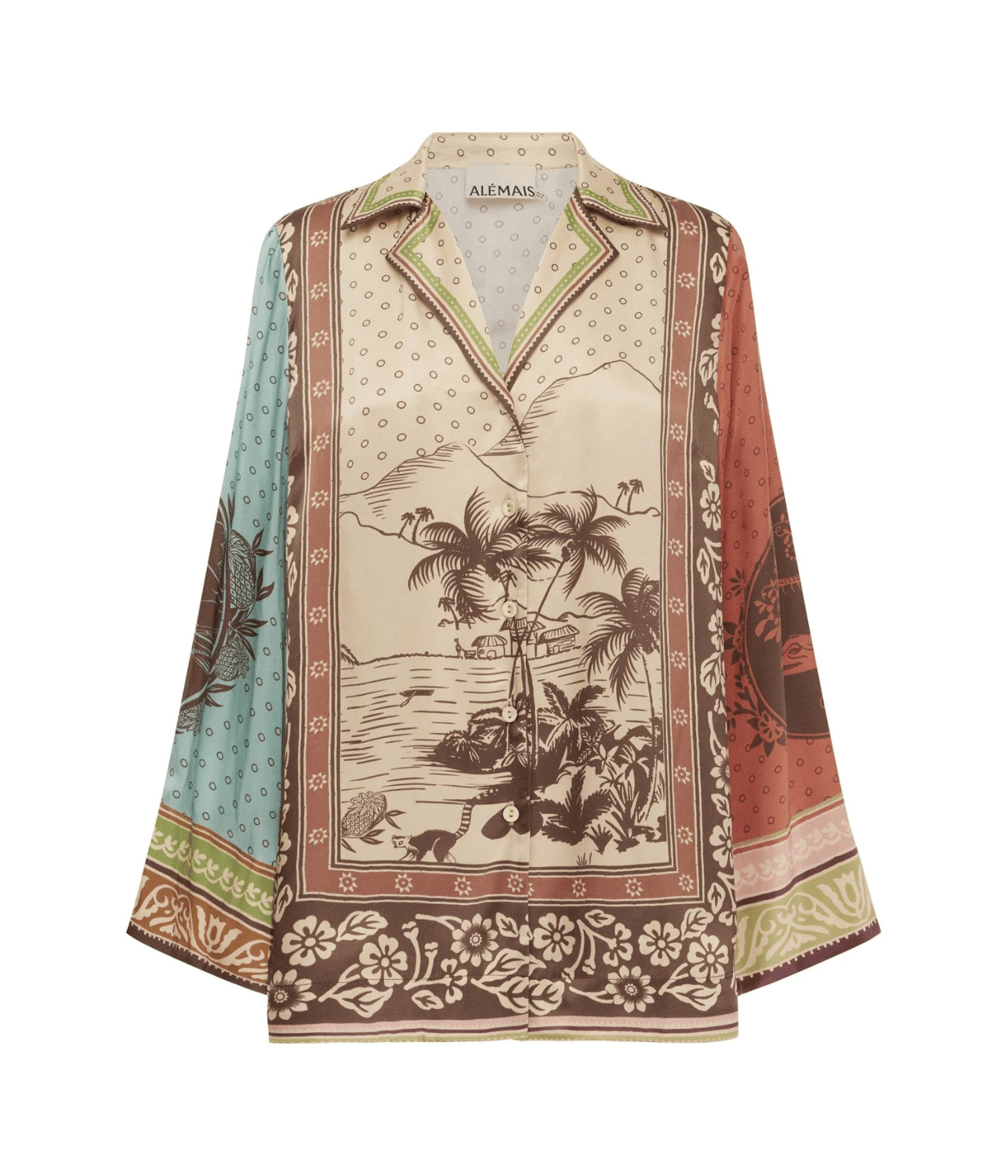 ALBERTA SILK SHIRT | ALEMAIS ALEMAIS ALBERTA SILK SHIRT