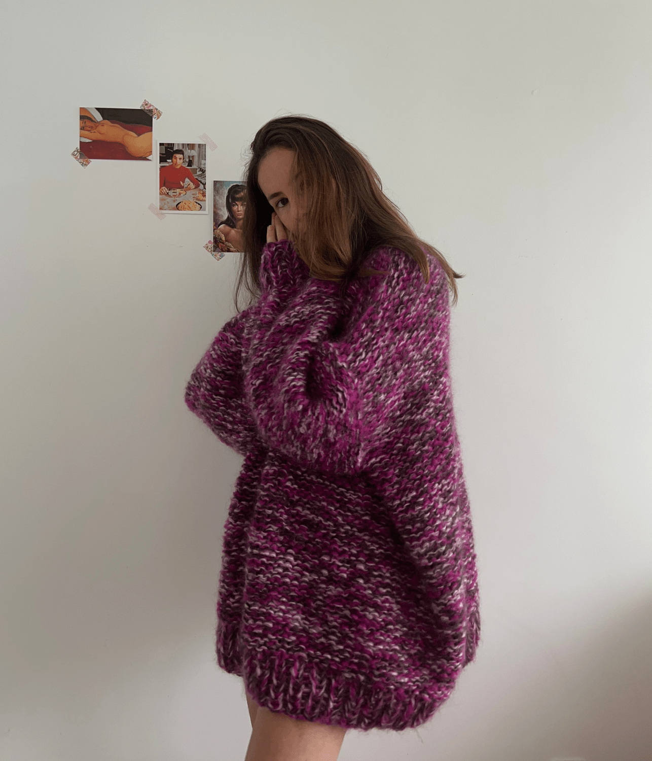 ANTIPODES JUMPER- BLUE | THE KNITTER |  THE KNITTER BUBBLEGUM JUMPER