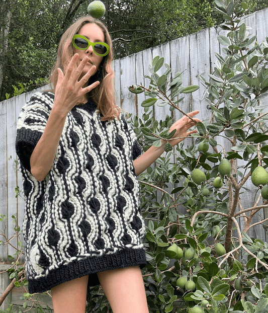 ANTIPODES JUMPER- BLUE | THE KNITTER |  THE KNITTER MILKY WAY JUMPER