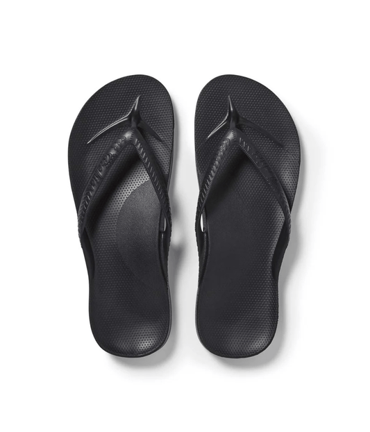 ARCHIE THONGS | CLASSIC | ARCH SUPPORT THONGS ARCHIES ARCHIE THONGS | BLACK