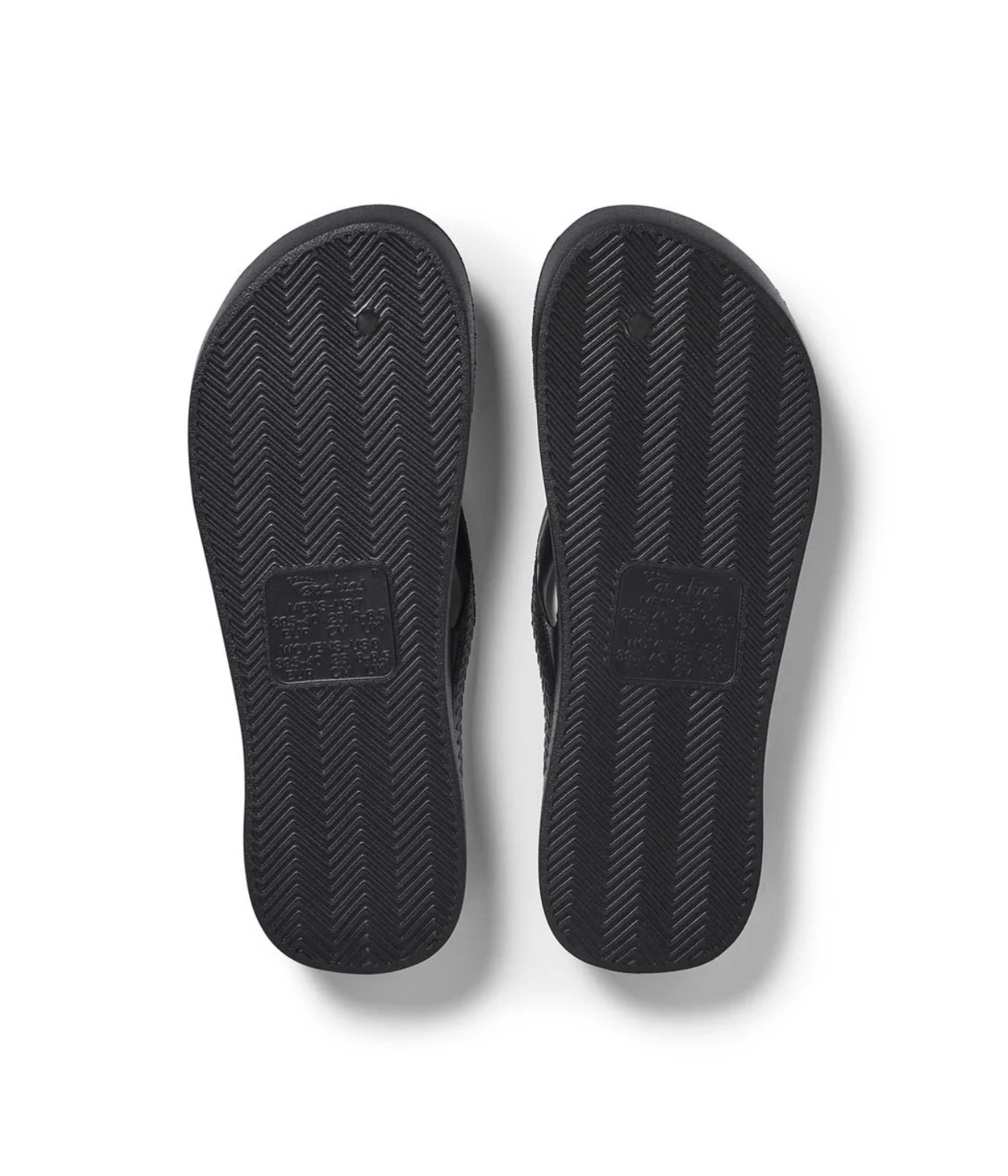 ARCHIE THONGS | CLASSIC | ARCH SUPPORT THONGS ARCHIES ARCHIE THONGS | BLACK