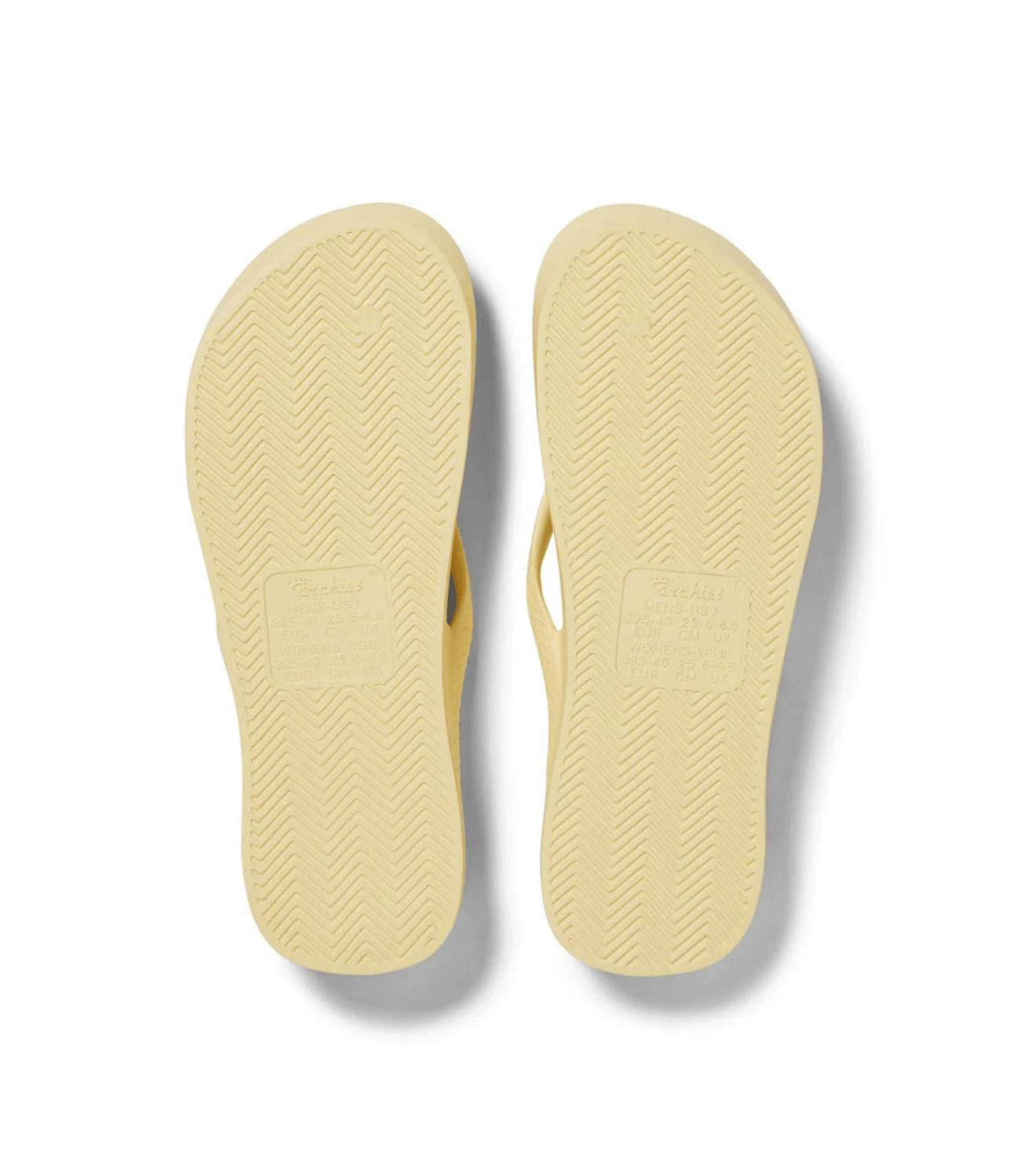 ARCHIE THONGS | CLASSIC | ARCH SUPPORT THONGS ARCHIES ARCHIE THONGS | LEMON