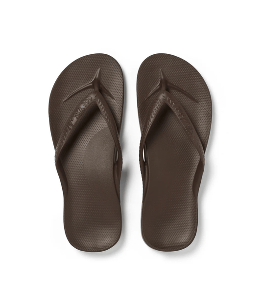 ARCHIE THONGS | CLASSIC | ARCH SUPPORT THONGS | BROWN ARCHIES ARCHIE THONGS | BROWN