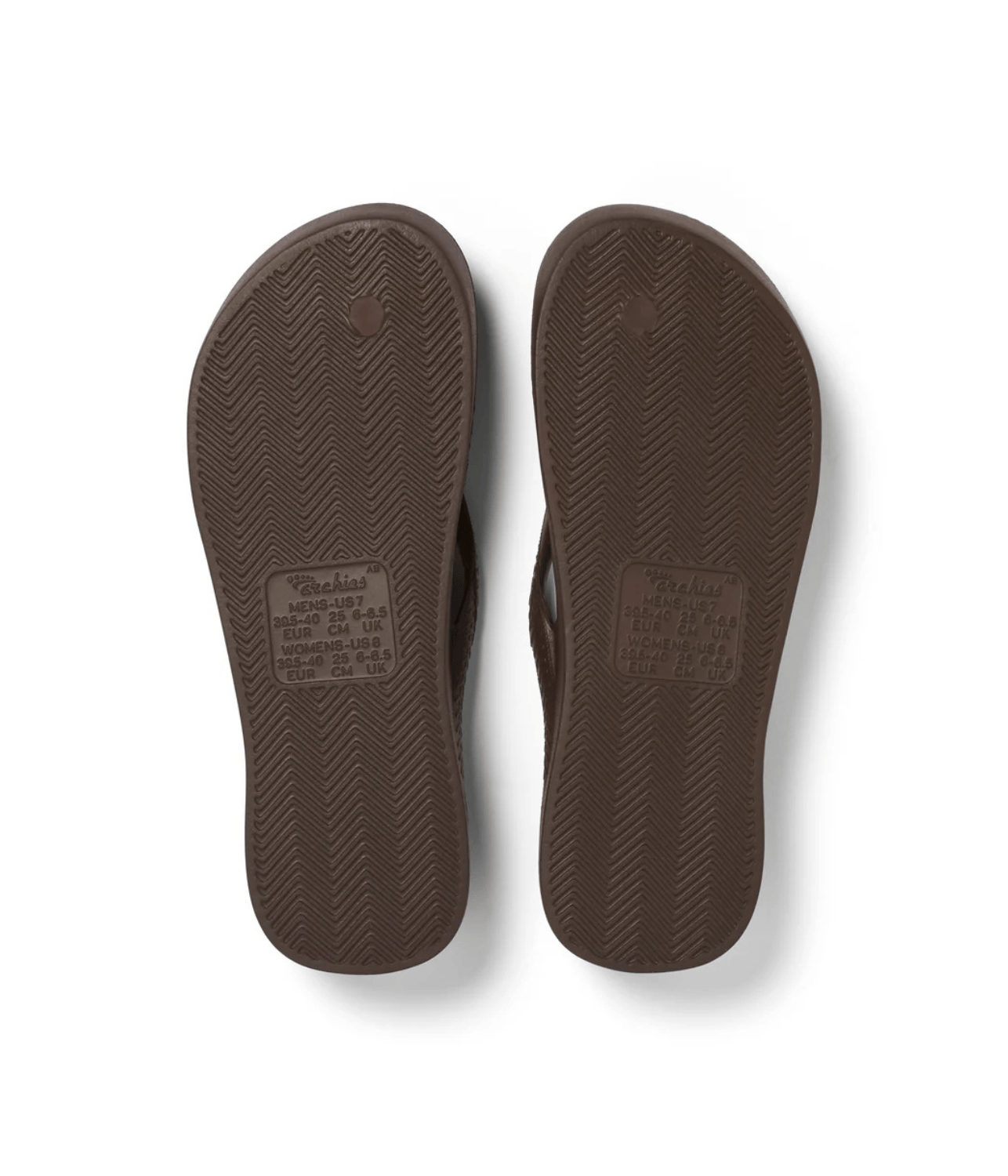 ARCHIE THONGS | CLASSIC | ARCH SUPPORT THONGS | BROWN ARCHIES ARCHIE THONGS | BROWN