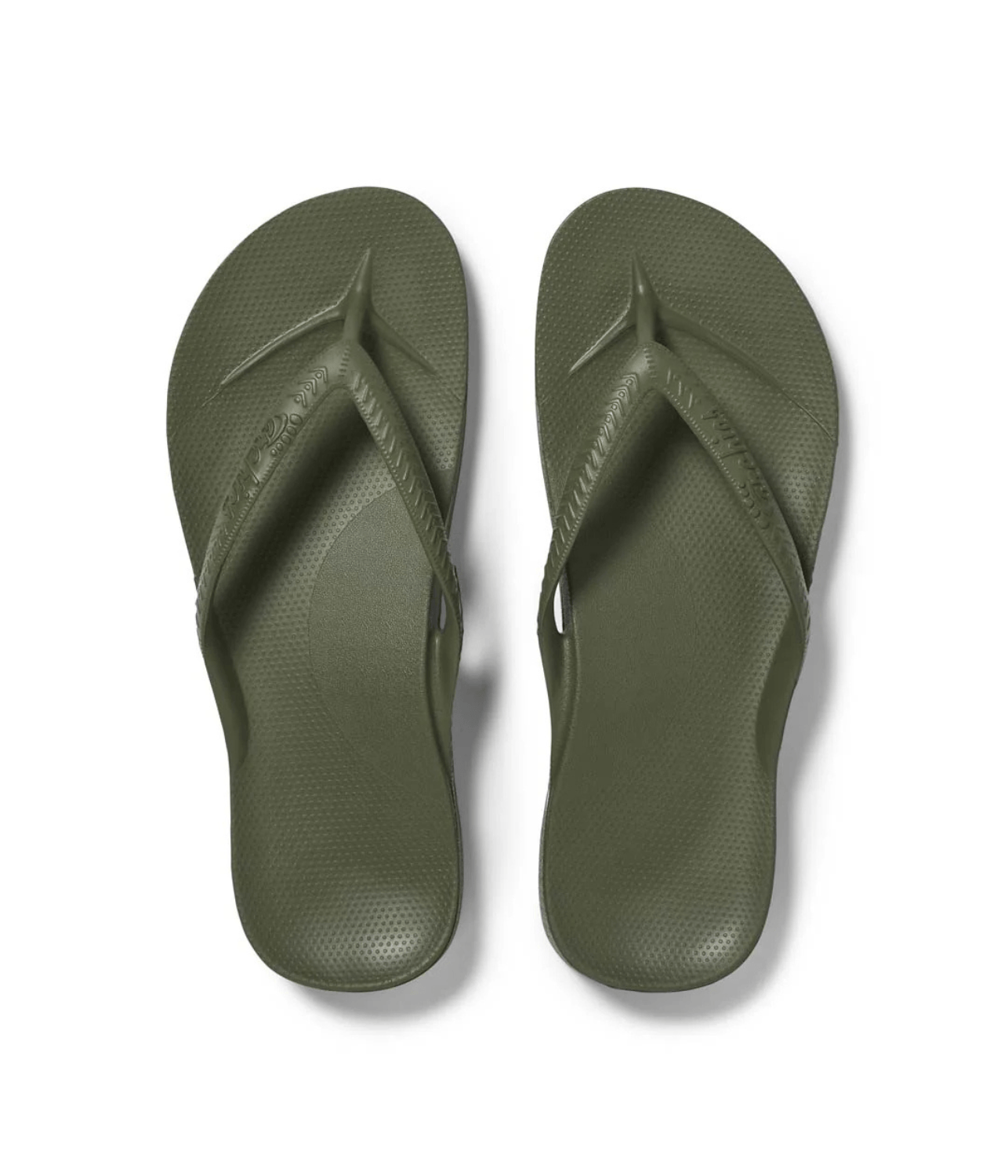 ARCHIE THONGS | OLIVE | ARCH SUPPORT THONGS ARCHIES ARCHIE THONGS | OLIVE