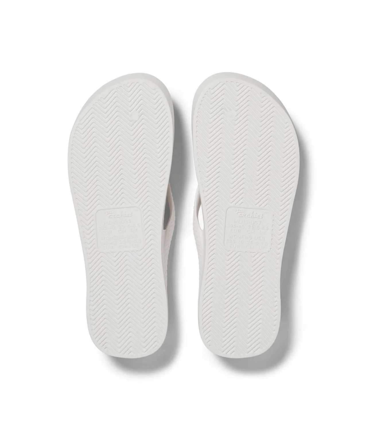 ARCHIE THONGS | WHITE | ARCH SUPPORT THONGS ARCHIES ARCHIE THONGS | WHITE