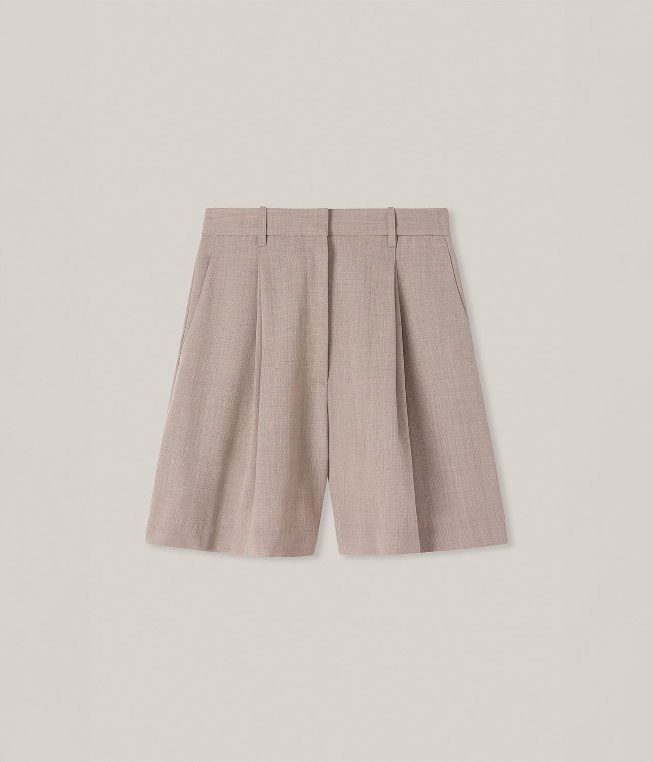 ASTOR SHORT- ALMOND MELANGE | A.EMERY |  A.EMERY ASTOR SHORT- ALMOND MELANGE