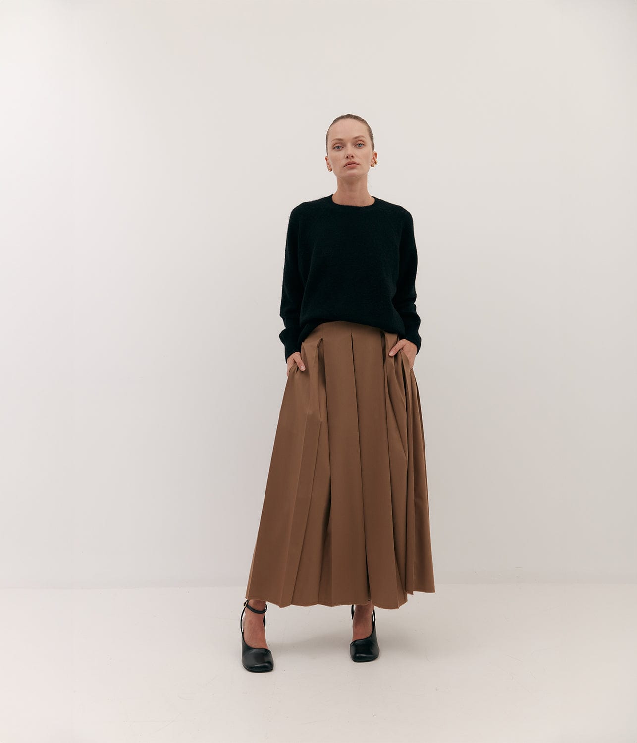 AVA SKIRT- CAMEL | HARRIS TAPPER |  HARRIS TAPPER AVA SKIRT- CAMEL