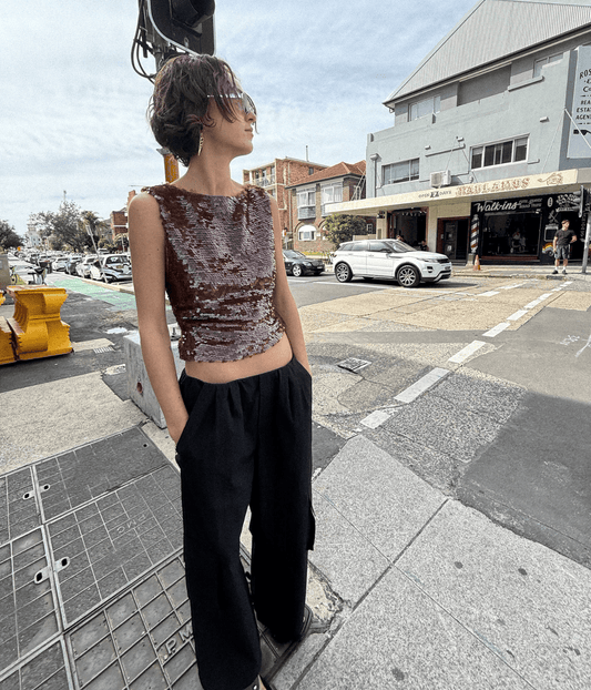 BARDOT PANT BLACK | ONE OF OTHERS  ONE OF OTHERS BARDOT PANT BLACK