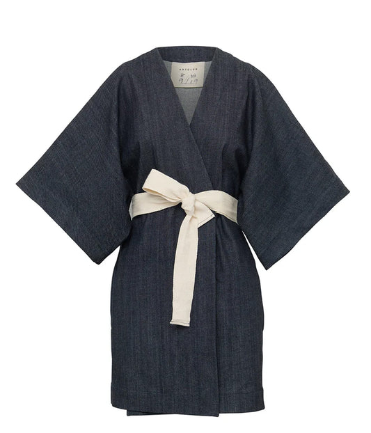 BON ODORI DRESS- NAVY | ARTCLUB |  ARTCLUB BY HEIDI MIDDLETON BON ODORI DRESS- NAVY