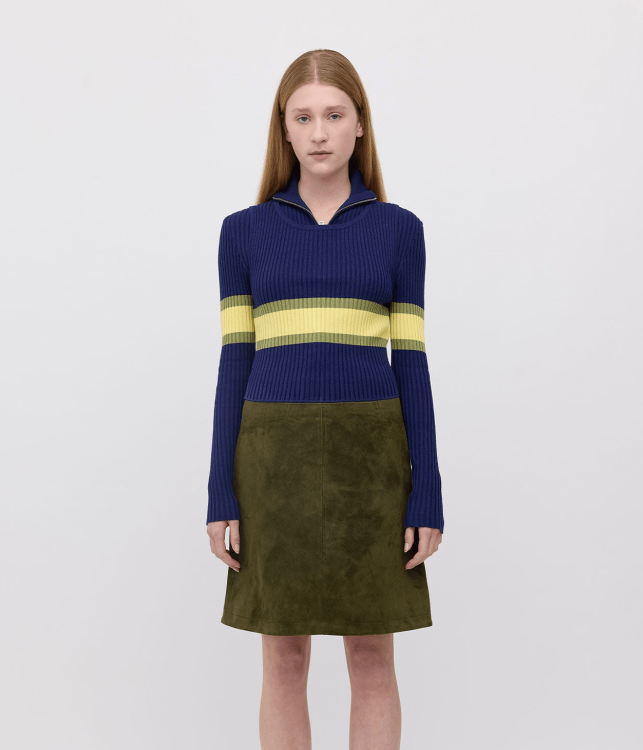 BONNIE SUEDE MIDI SKIRT | WYNN HAMLYN WYNN HAMLYN BONNIE SUEDE MIDI SKIRT