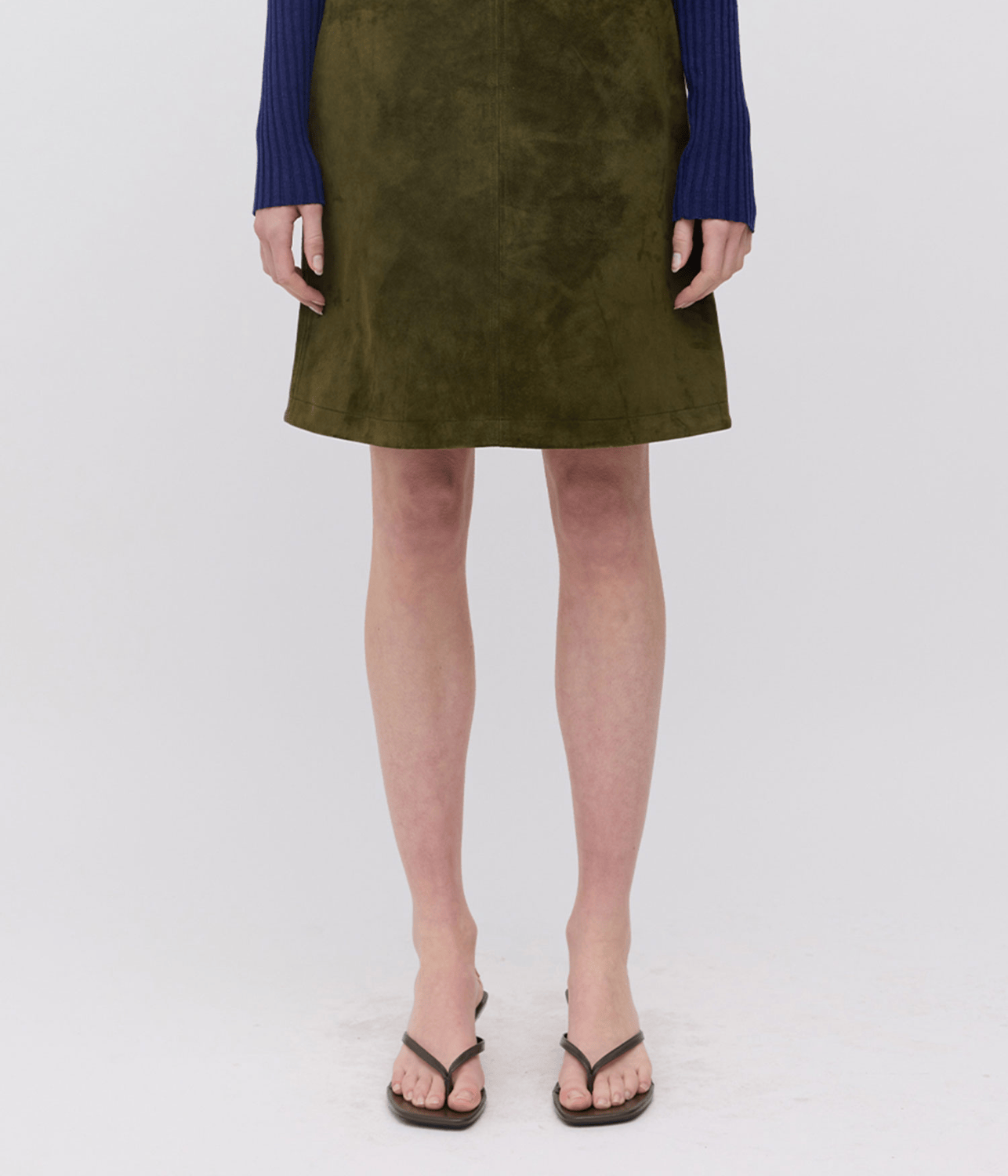 BONNIE SUEDE MIDI SKIRT | WYNN HAMLYN WYNN HAMLYN BONNIE SUEDE MIDI SKIRT