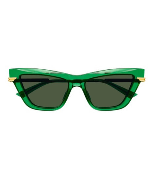 BOTTEGA VENETA GREEN ACETATE SUNGLASSES- BV1241S003