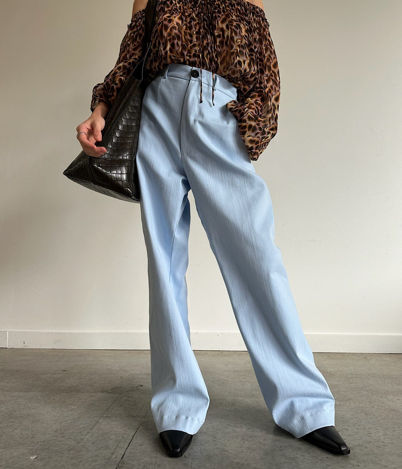 BOWIE PANT- HEAVEN BLUE | RIKA  STUDIOS | RIKA STUDIOS BOWIE PANT- HEAVEN BLUE