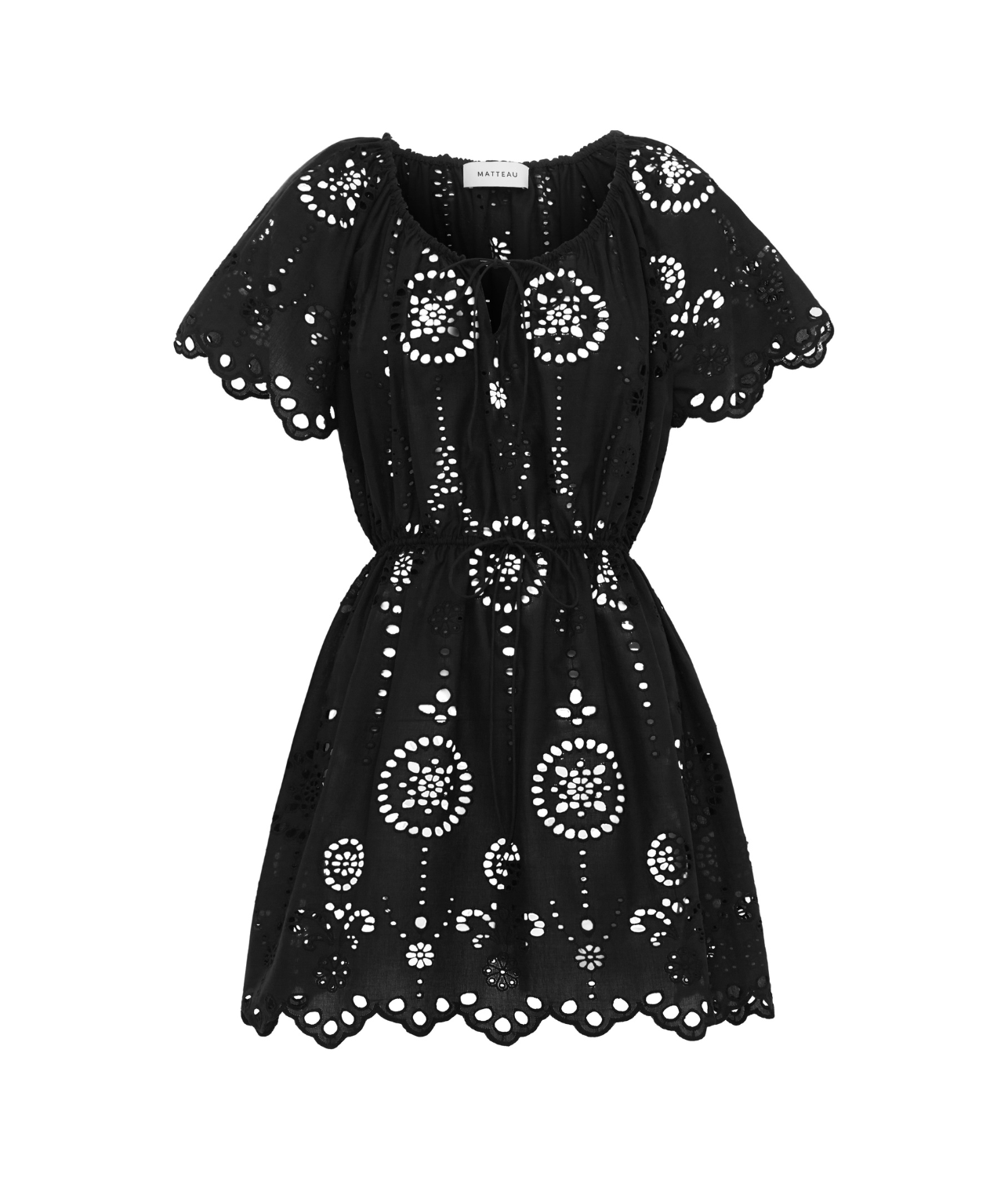 BRODERIE SCOOP MINI DRESS | MATTEAU MATTEAU BRODERIE SCOOP MINI DRESS